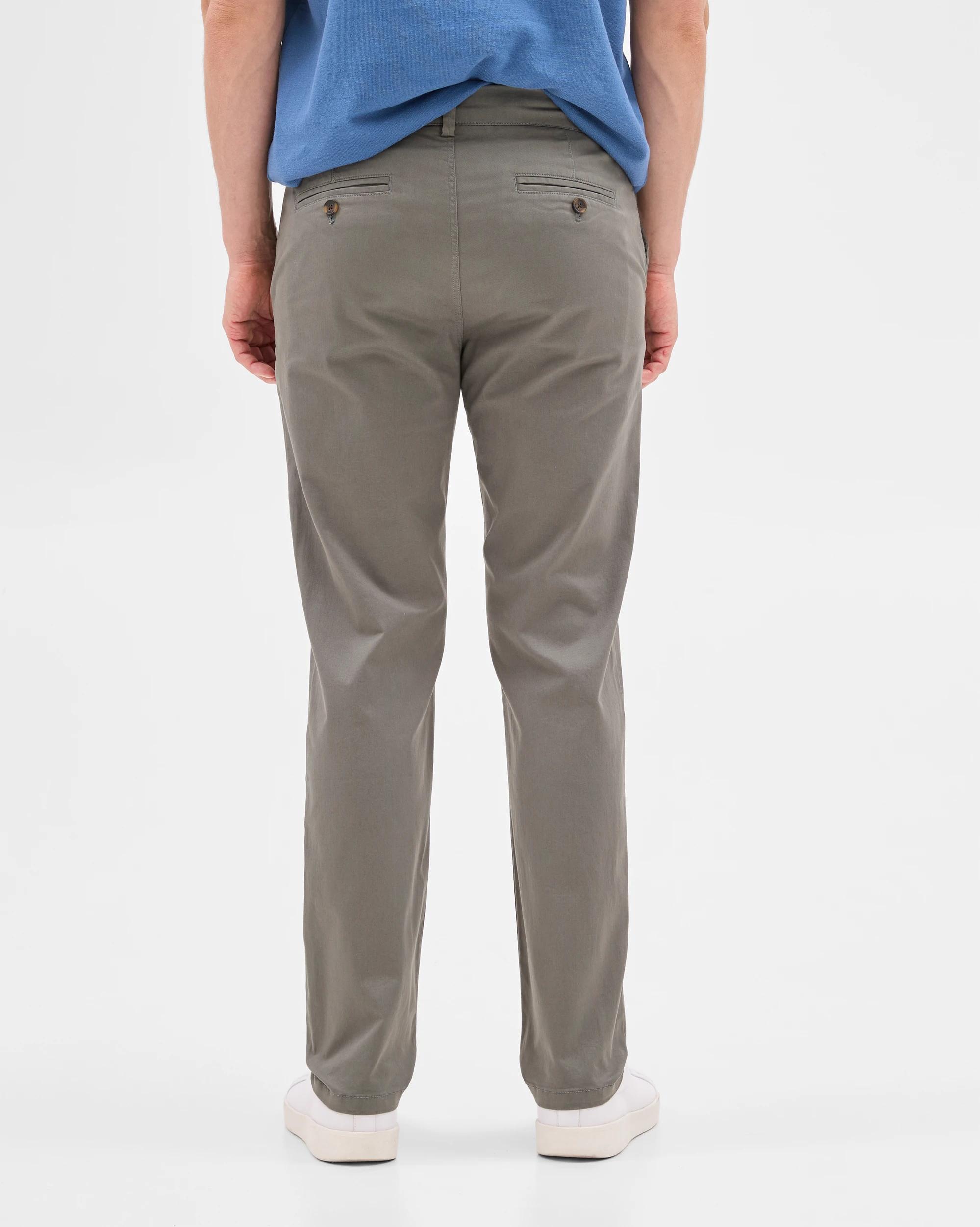 5 Target Australian Cotton Rich Straight Chino Pants GUNMETAL, 5 of 5