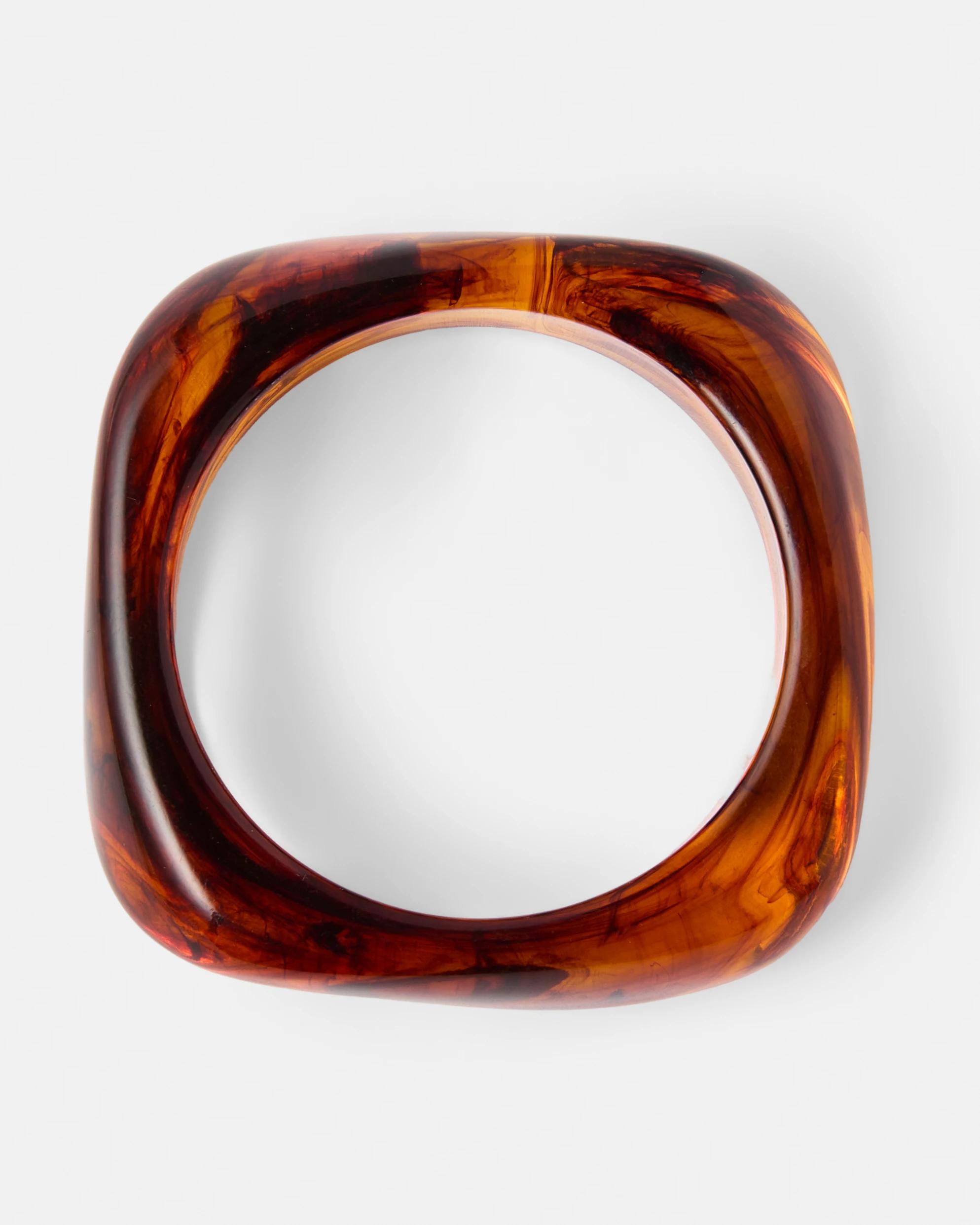 1 Chunky Bangle - Brown Brown, 1 of 4
