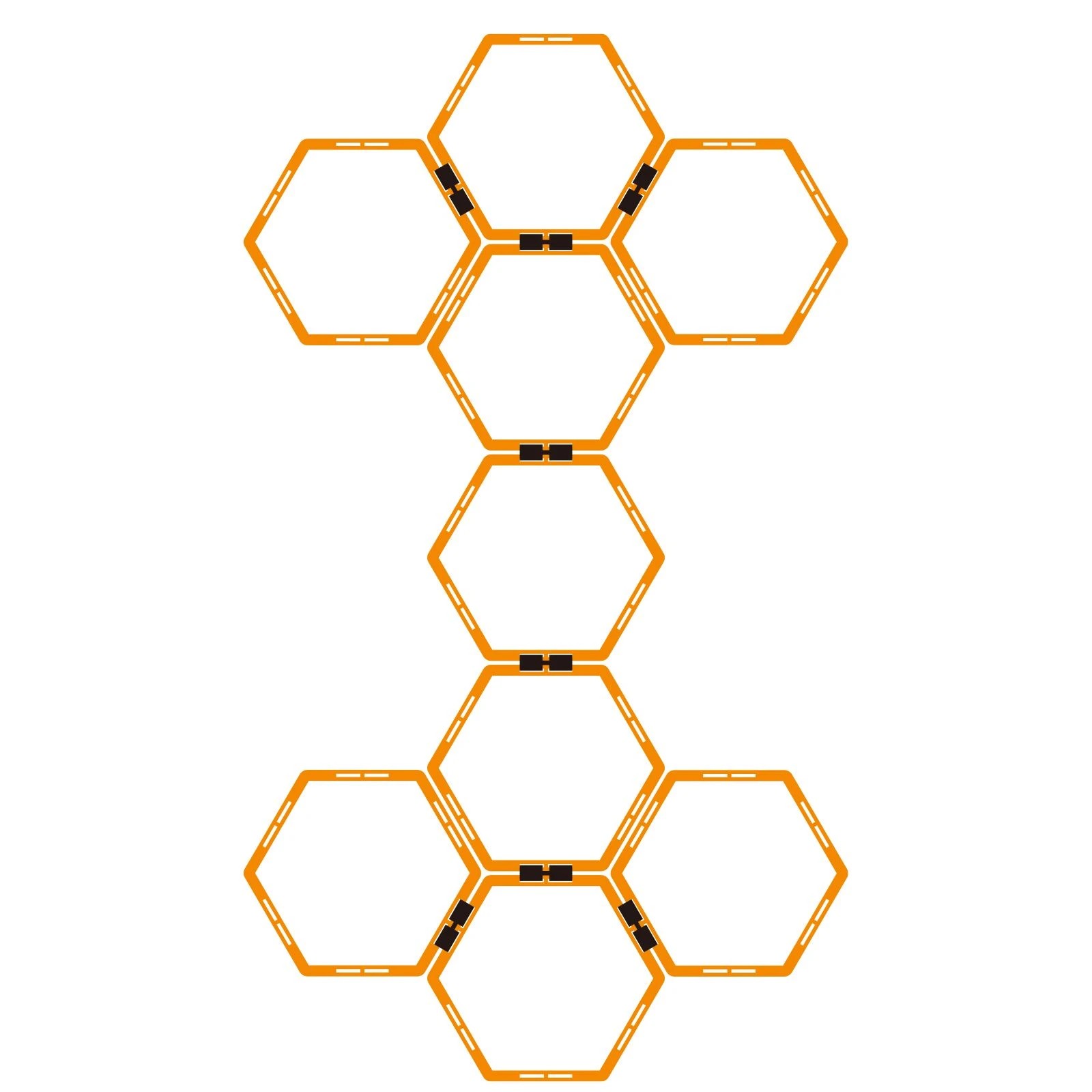 Ausway 12PC Portable Hex Agility Ring Set for Speed, Coordination ...