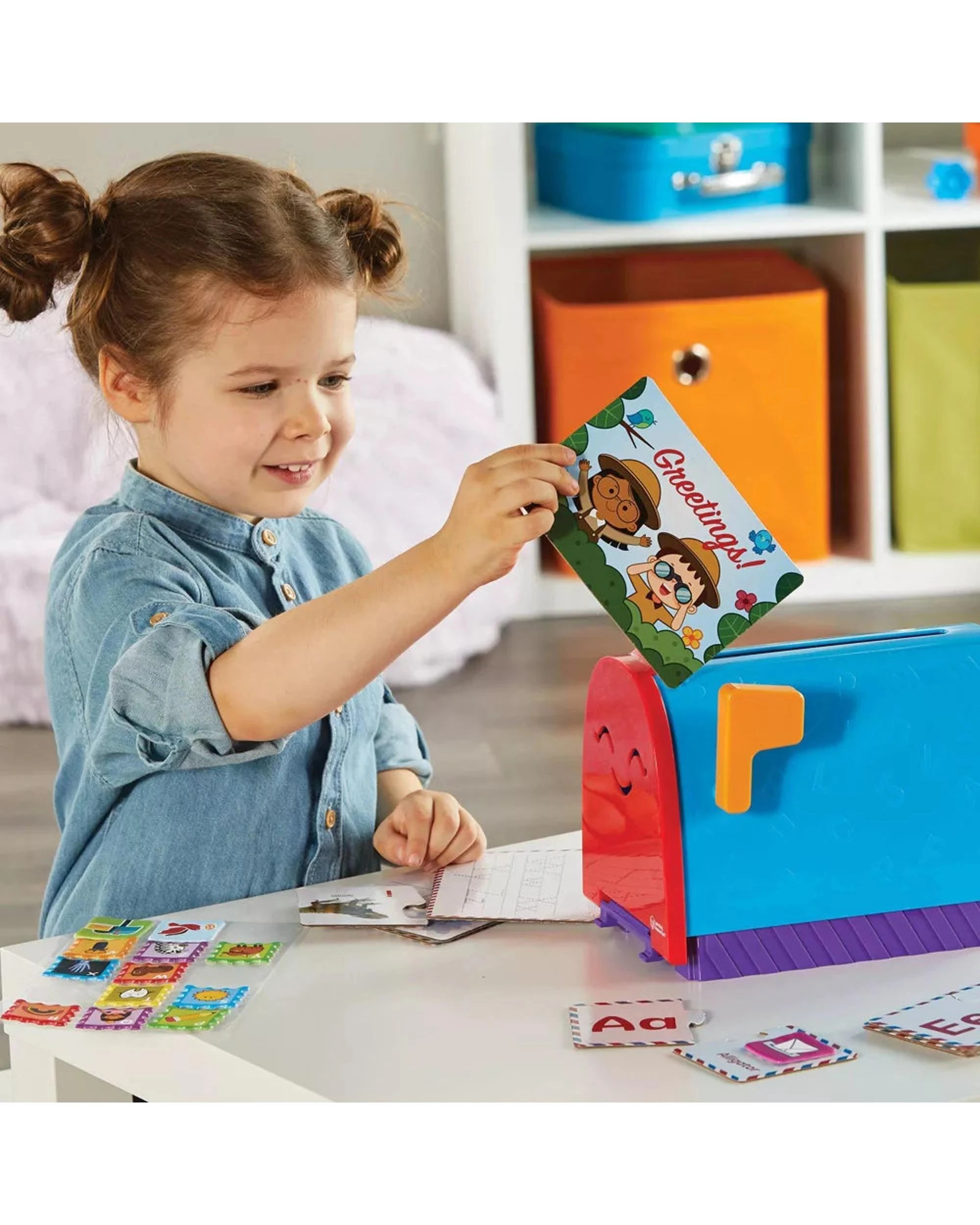 9 Learning Resources Alphabet Learning Mailbox Toy, 9 of 10