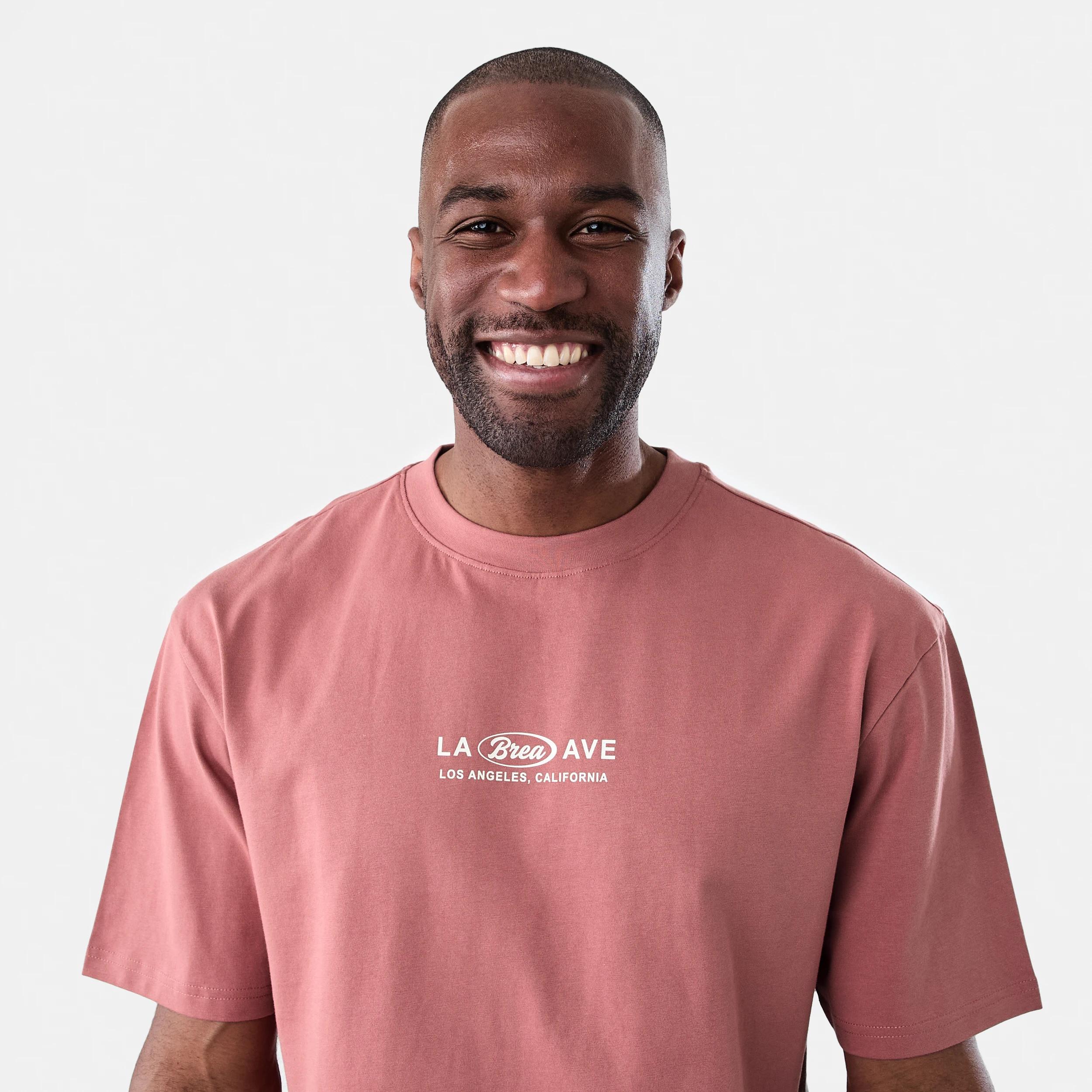 4 Oversized Print T-shirt Soft Red, 4 of 5
