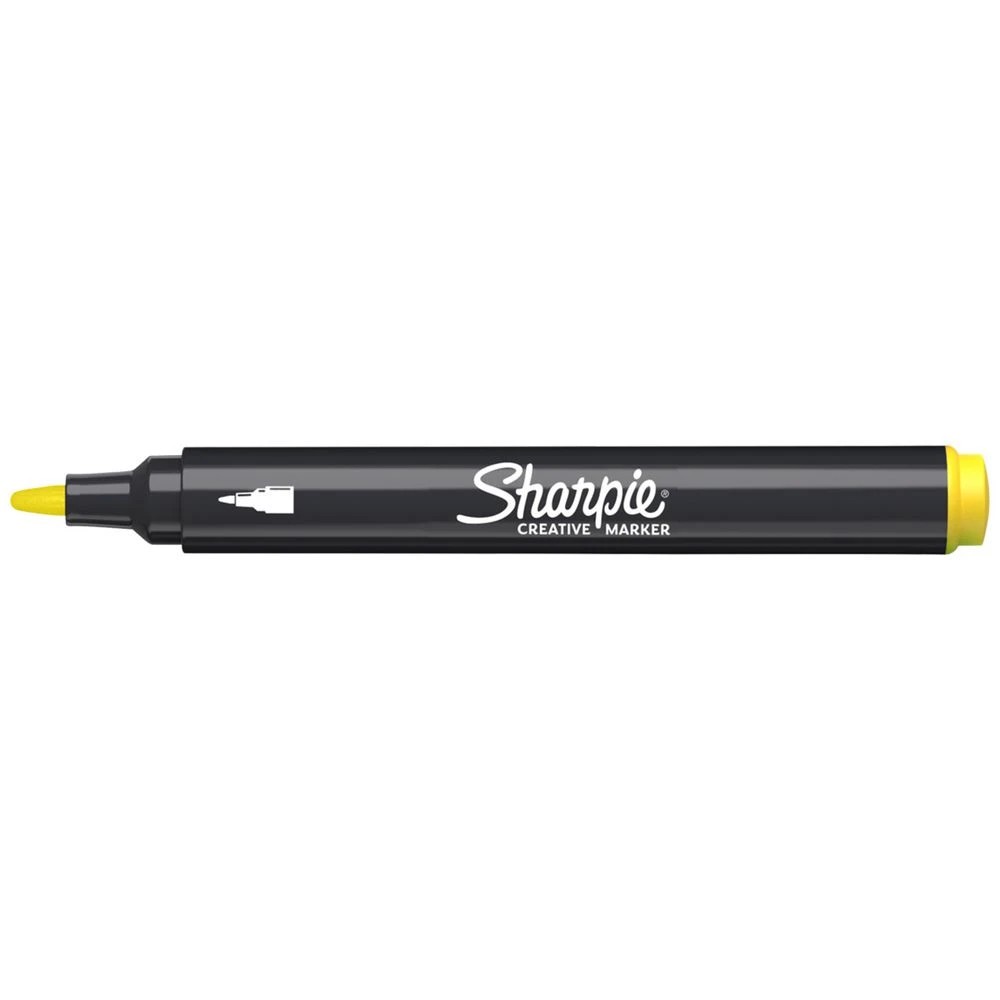 1 Sharpie Creative Acrylic Bullet Marker Yellow, 1 of 6