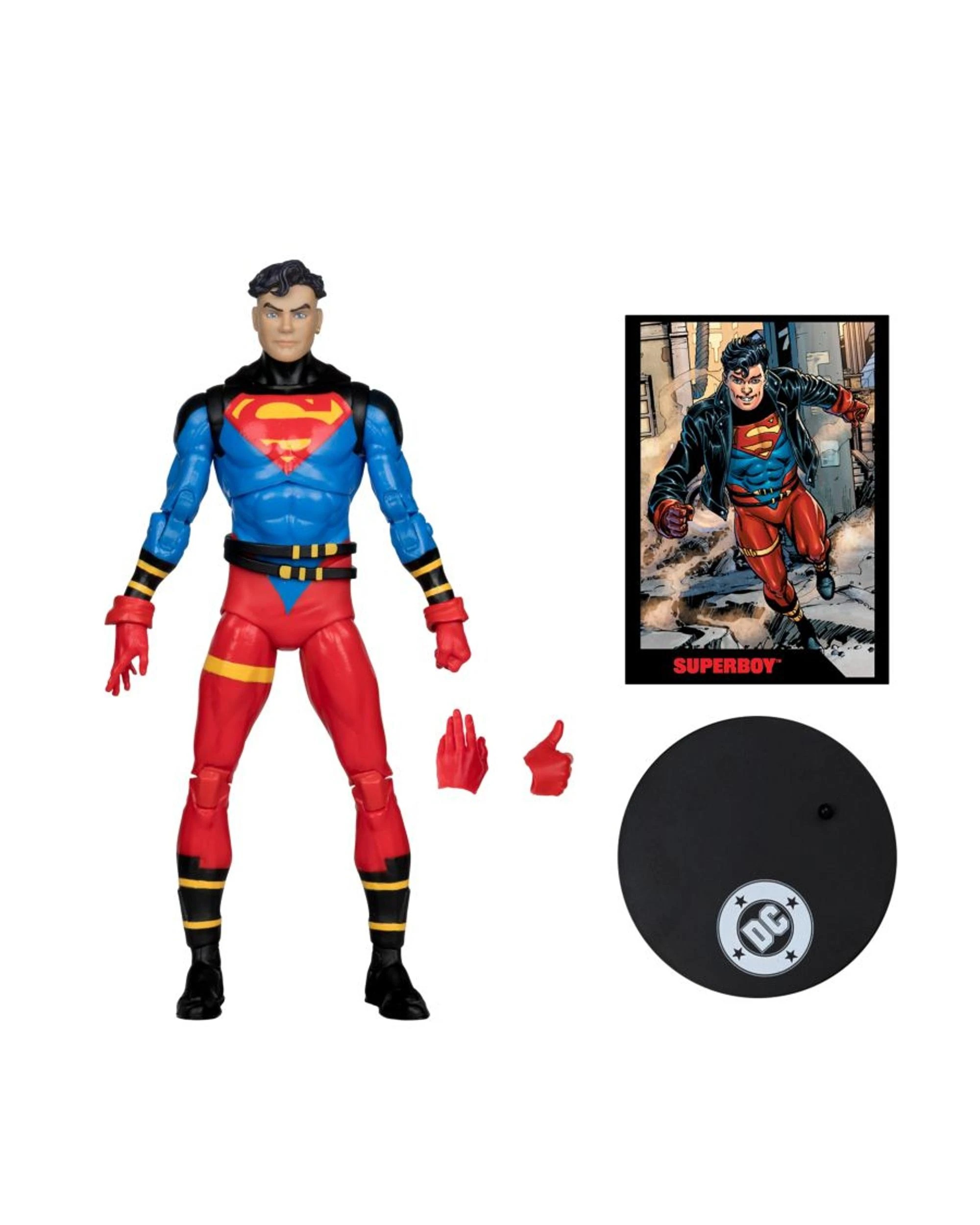 5 DC Direct Return of Superman Superboy #1 Superboy 7 inch Action Figure with Comic, 5 of 9