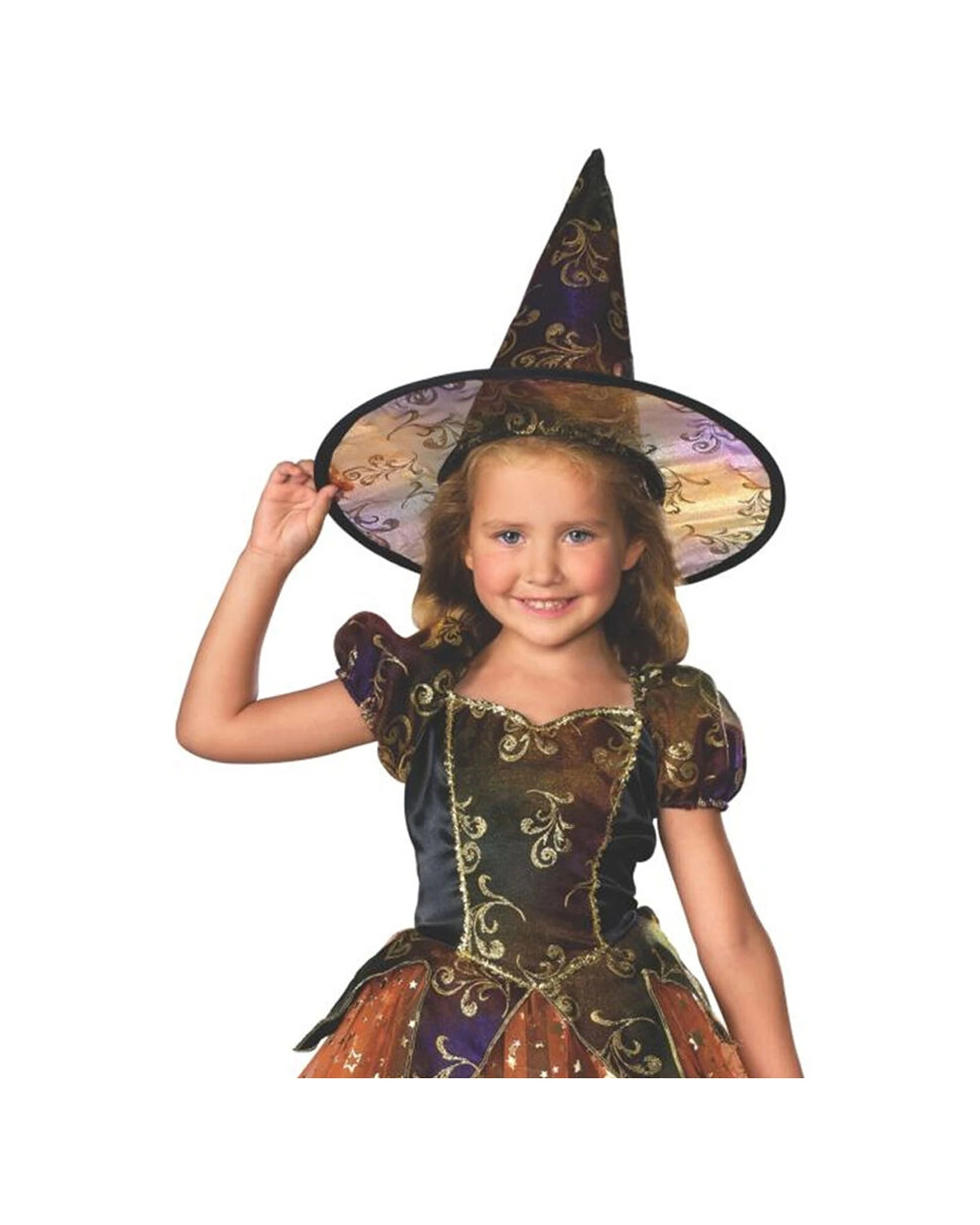2 Rubies Elegant Witch Child Baby Dress Up Costume Size Toddler - Multi, 2 of 3