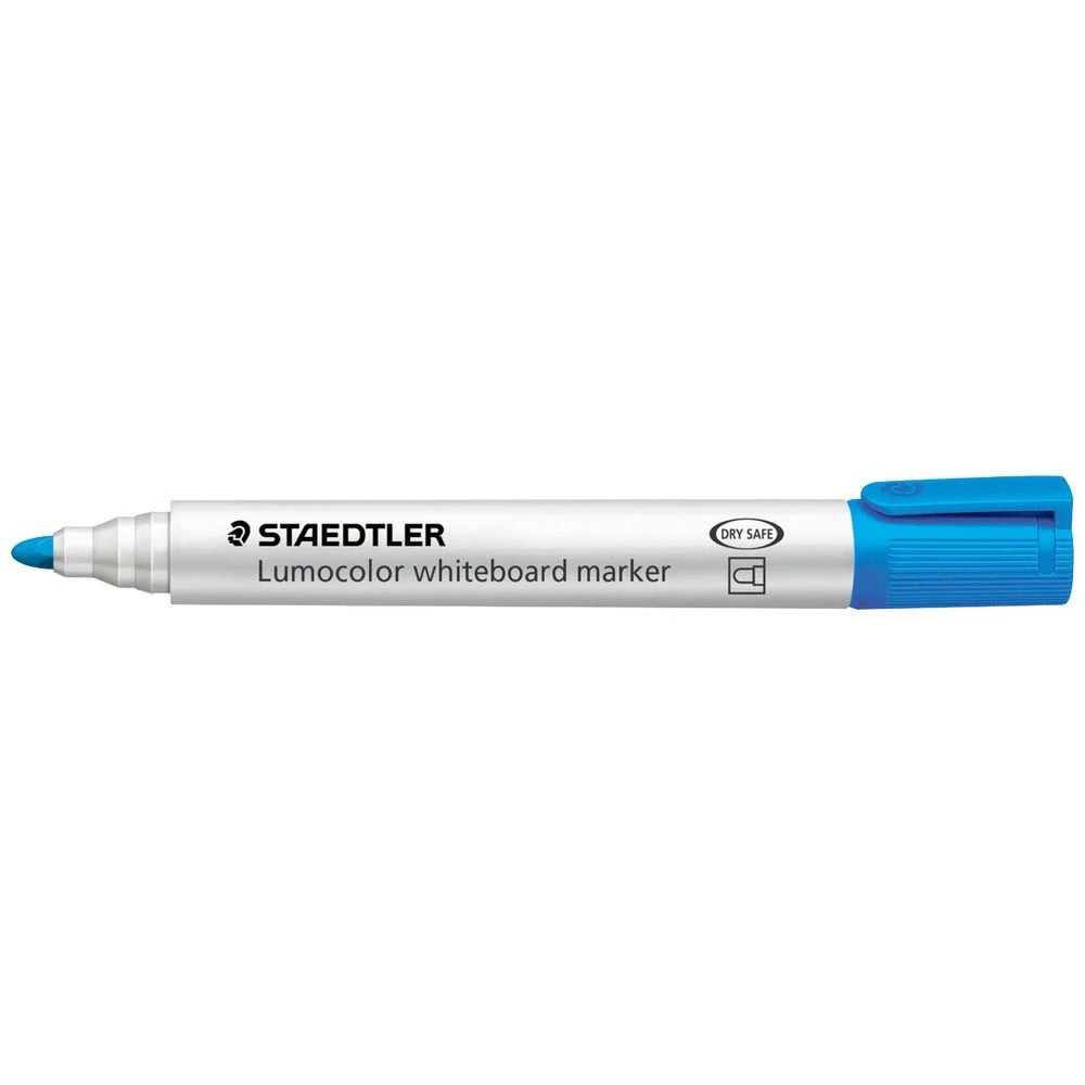 1 Staedtler Lumocolor Whiteboard Marker Bullet Light Blue, 1 of 4