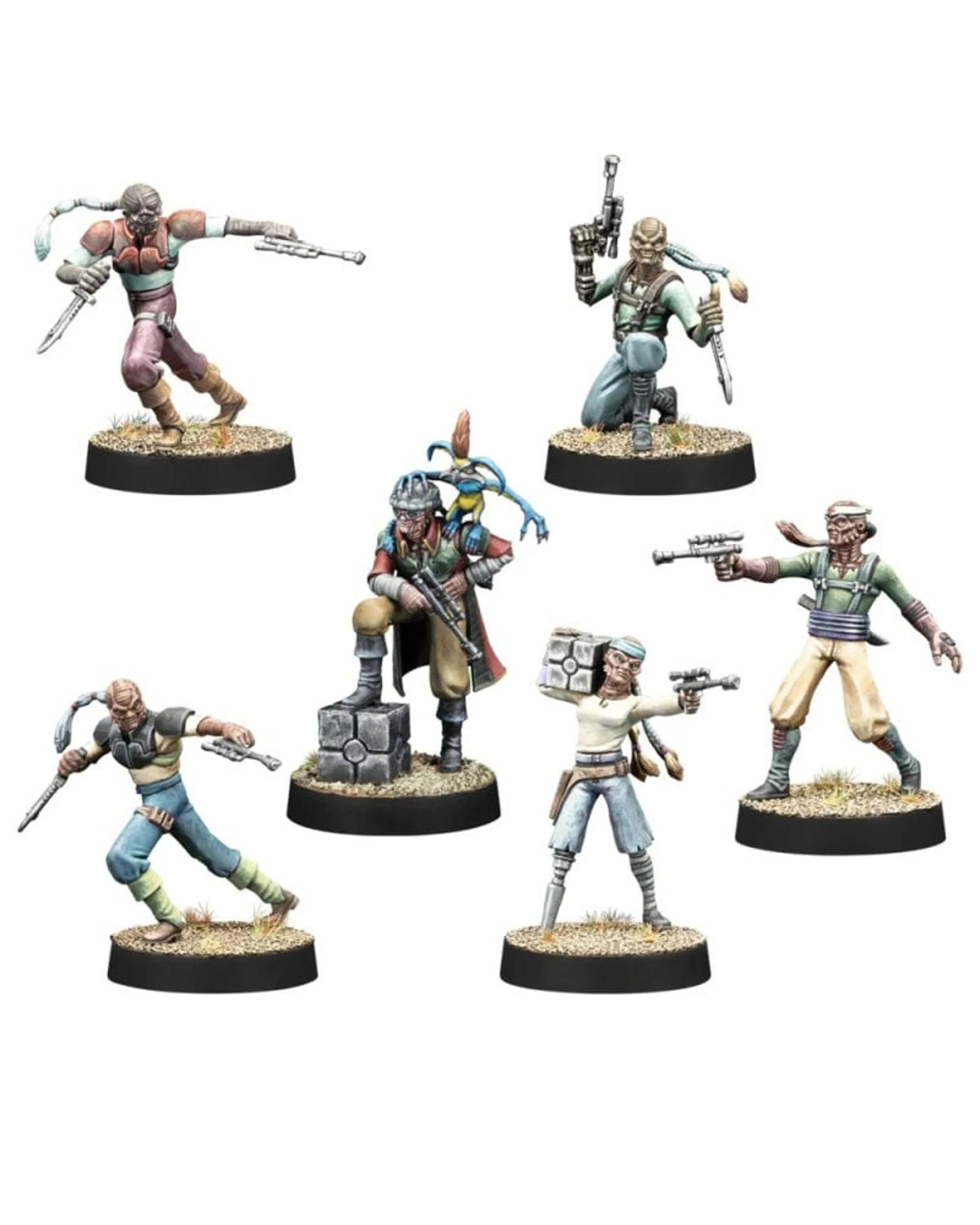 2 Star Wars: Legion Hondo Ohnaka and Weequay Pirates Unit Expansion, 2 of 3