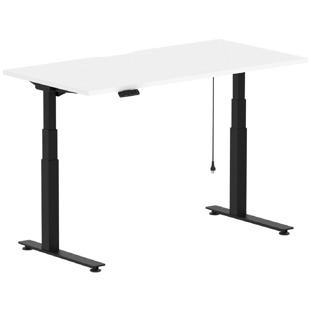 1 Stilford S2 Electric Sit Stand Desk 1500mm Black/White Desks, Tables and Workstations, 1 of 5