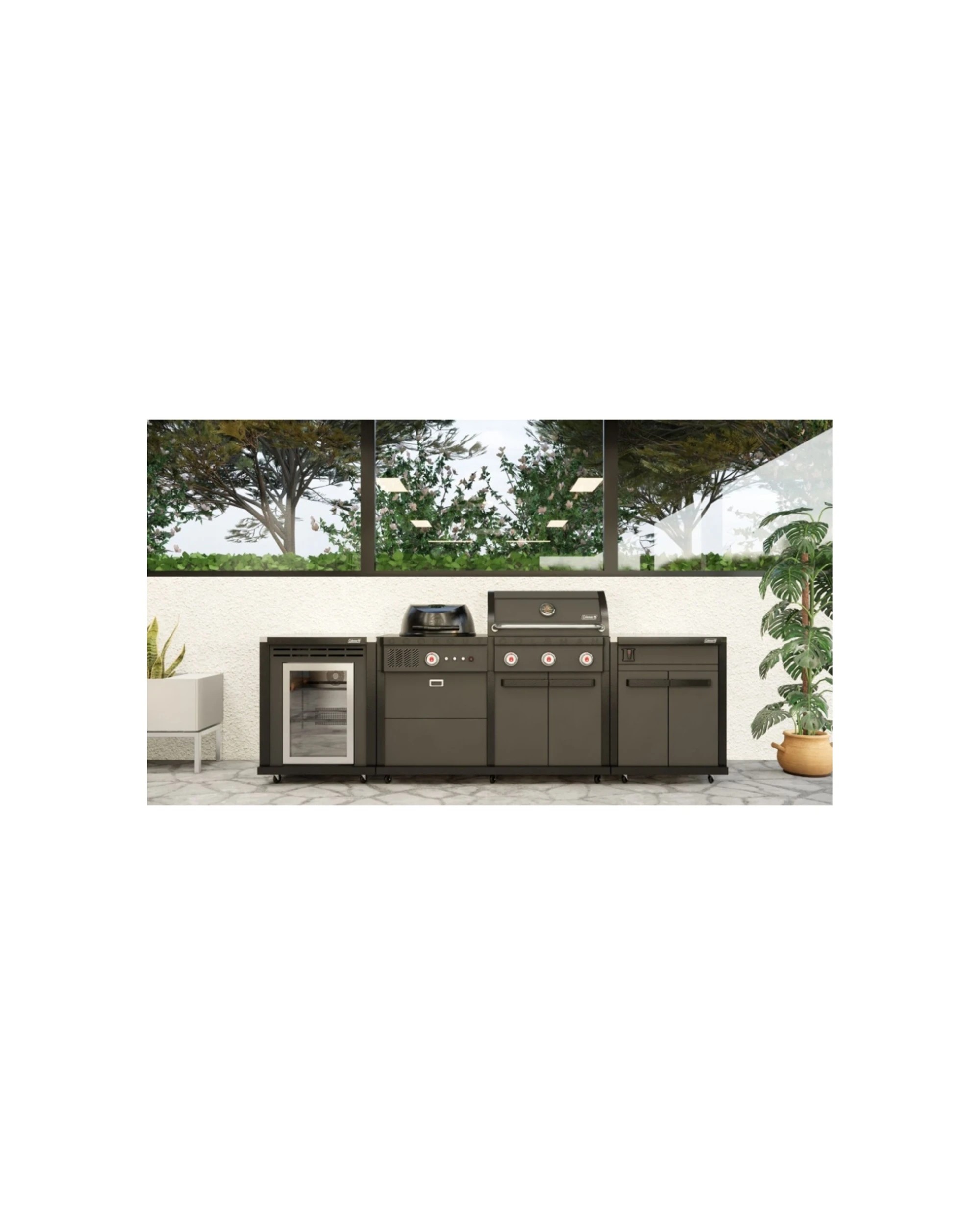 5 Coleman Revolution Dual Fuel Kitchen Withstorage No Drawer/Fridge Modules Matt - Black, 5 of 6