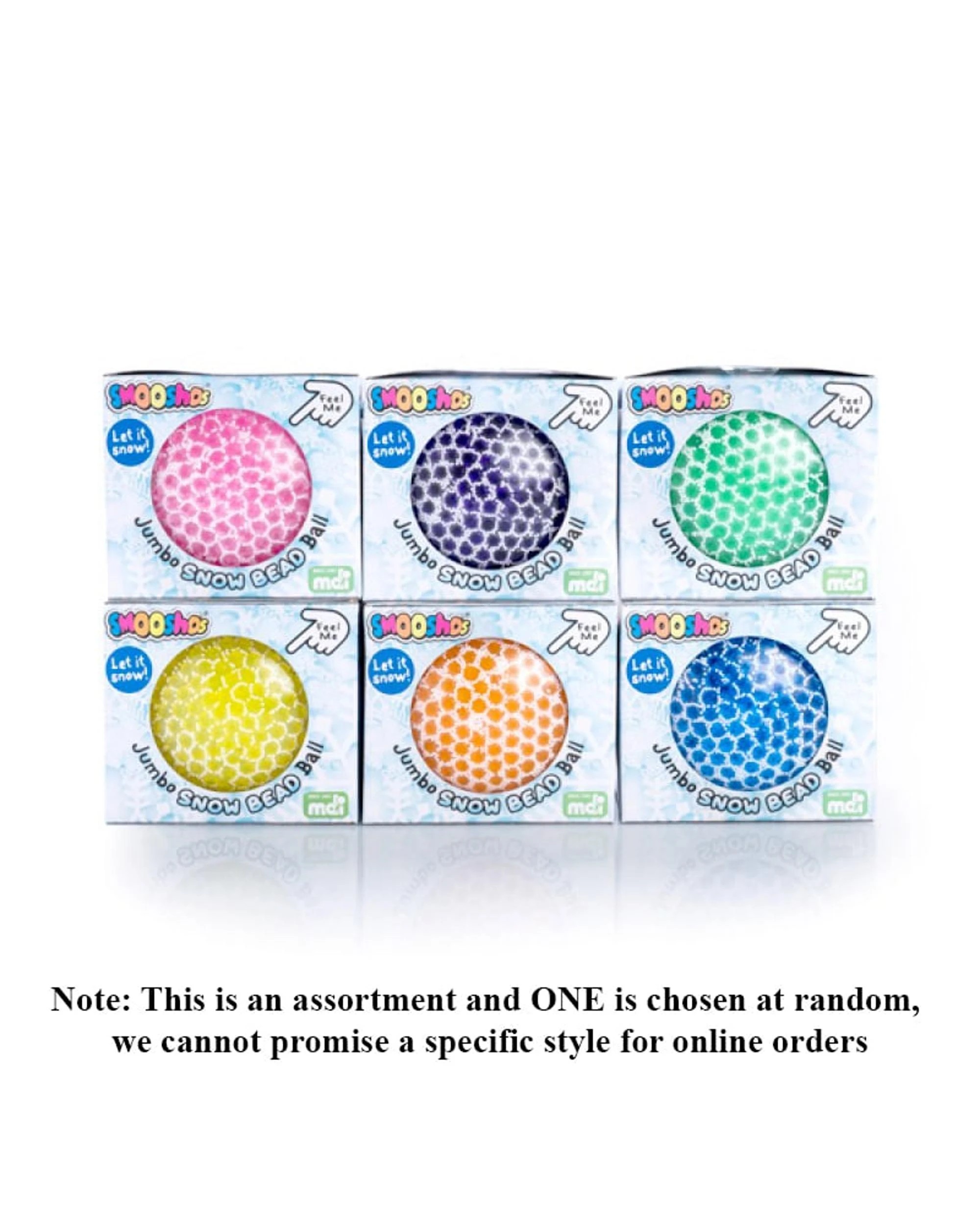 2 Smoosho's Jumbo Snow Bead Ball Assorted, 2 of 4