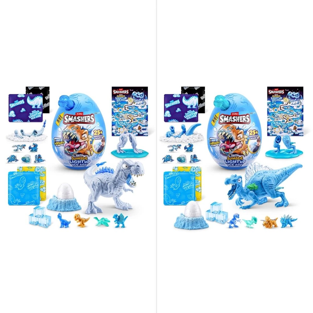 2 Zuru Smashers Mega Jurassic Light Up Ice Age Egg - Assorted, 2 of 8