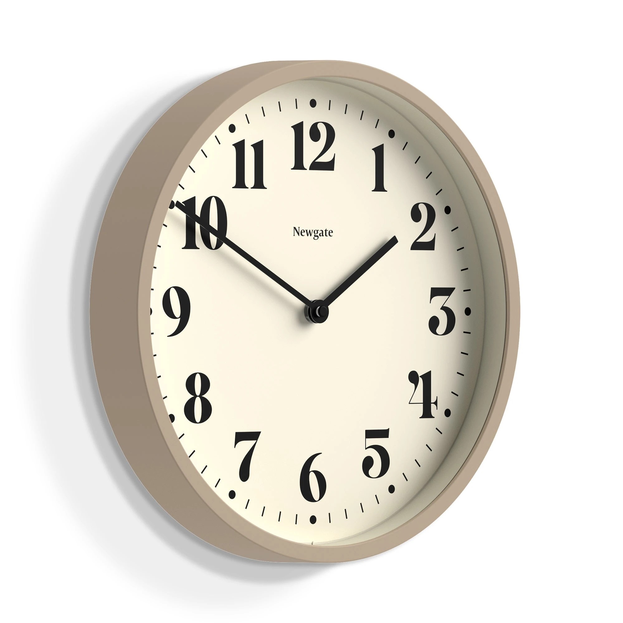 2 Newgate Number Four Wall Clock Matte Stone - Grey, 2 of 2