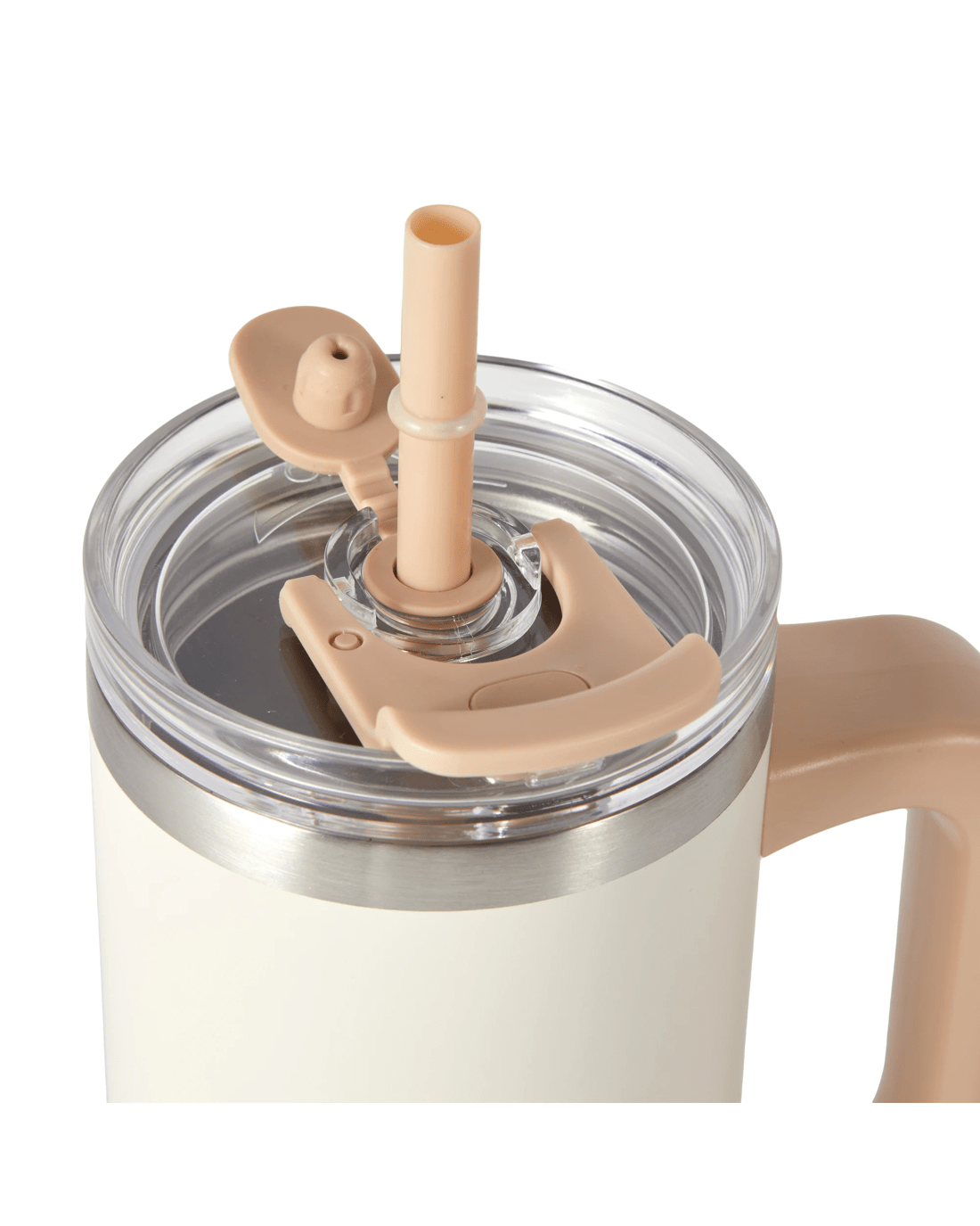 4 600ml Cream Tumbler with Handle, 4 of 8