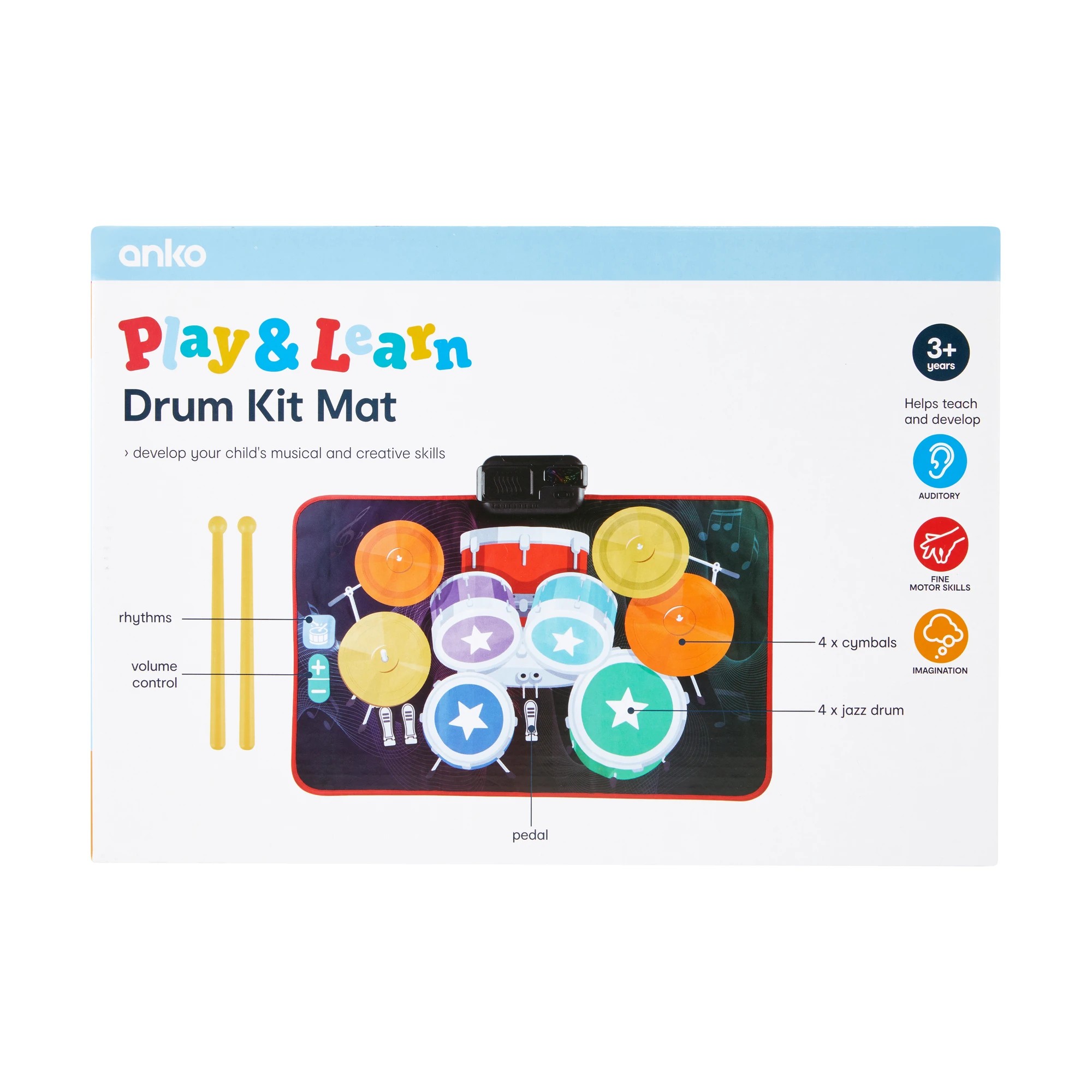 8 Drum Kit Mat, 8 of 8