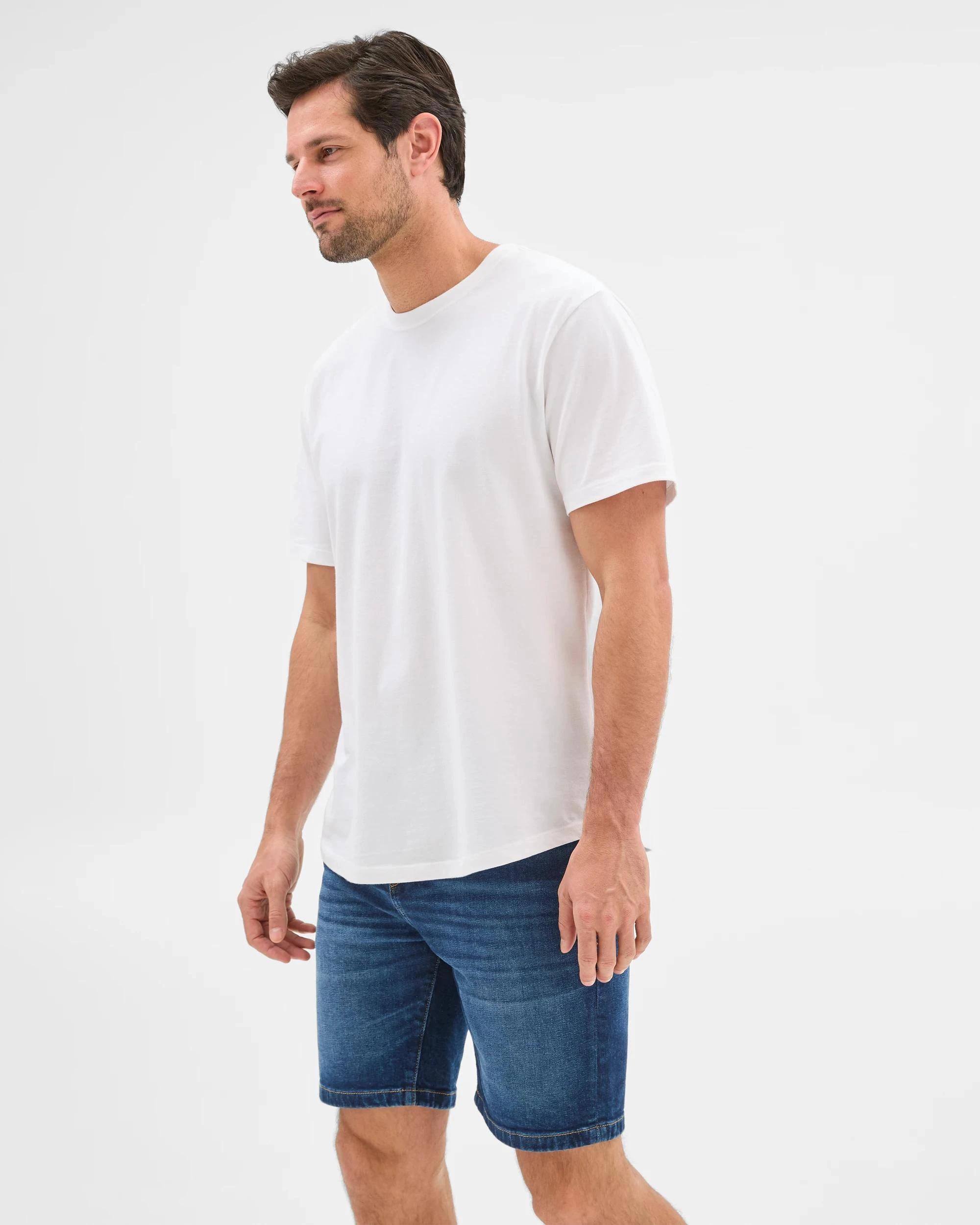 4 Target Denim Shorts DARK BLUE, 4 of 6