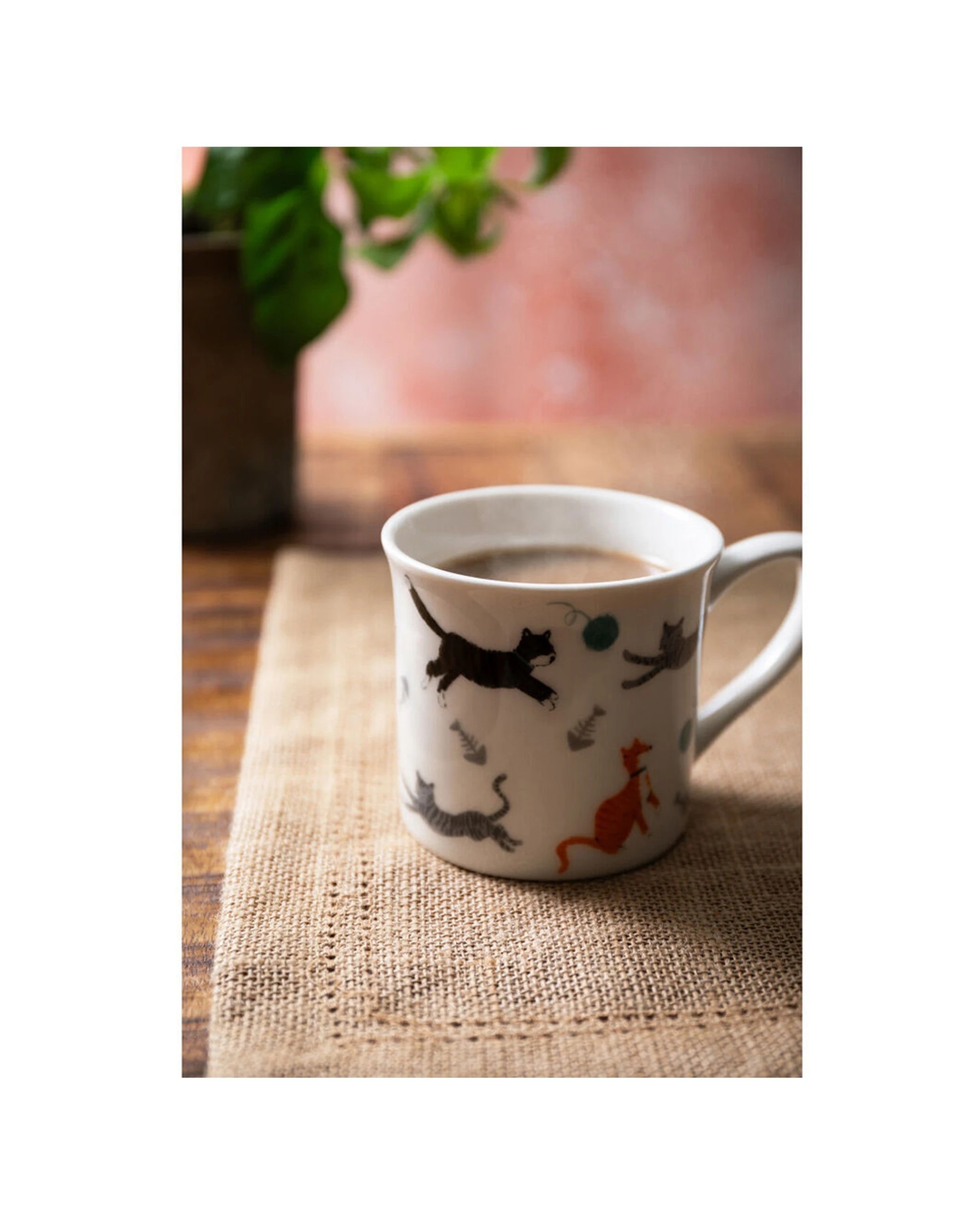 6 Mikasa 8PK Cat Fluted Coffee Mug Cup 250ml Fine China Microwave Dishwasher Safe - Multi, 6 of 6