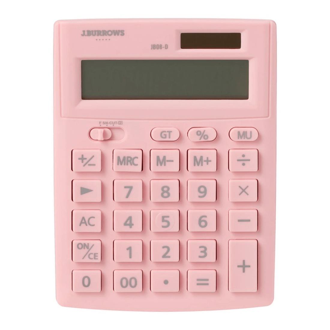 1 J.Burrows 12 Digit Desktop Calculator Pink, 1 of 4