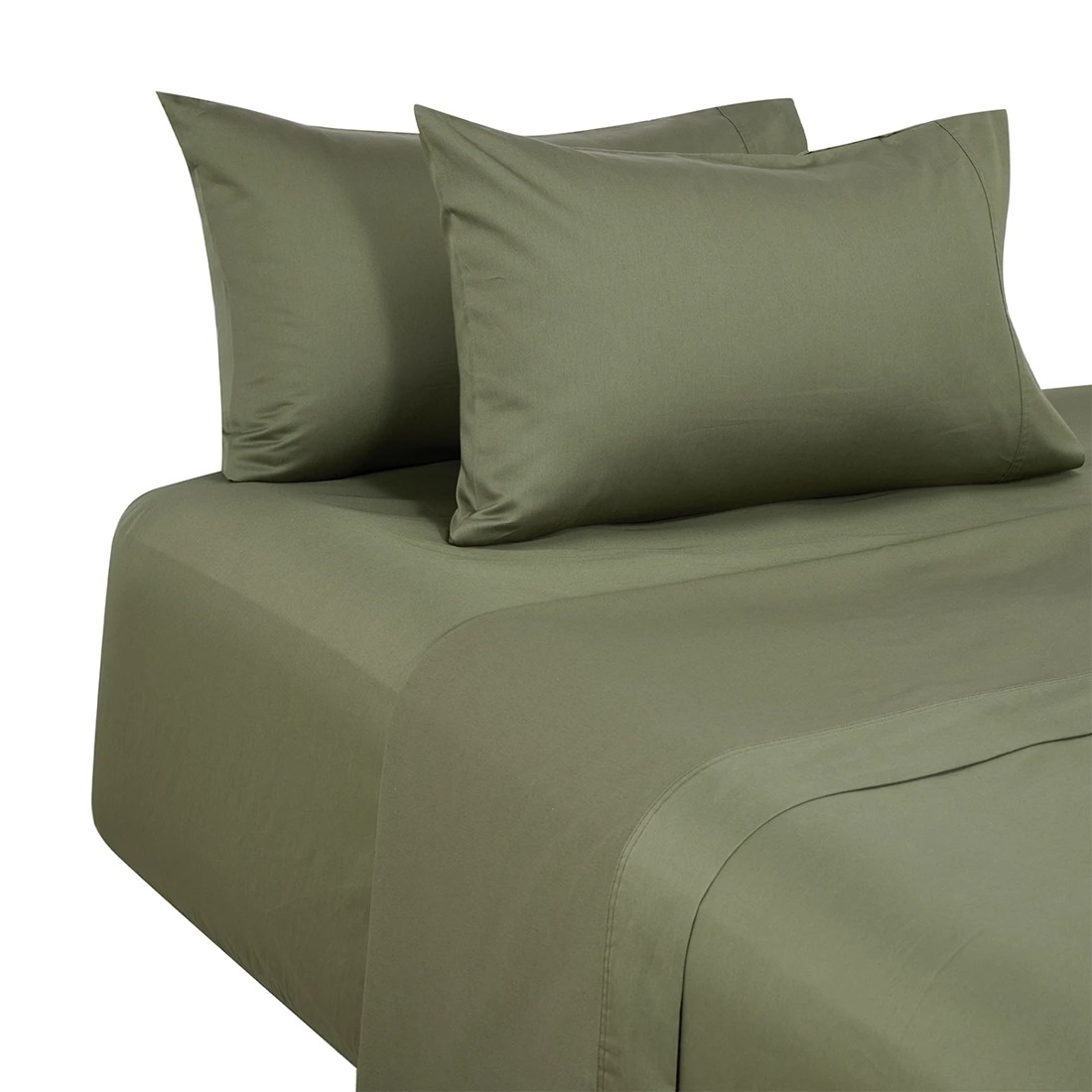 5 500 Thread Count Australian Grown Cotton Sheet Set - Double Bed, Forest, 5 of 7