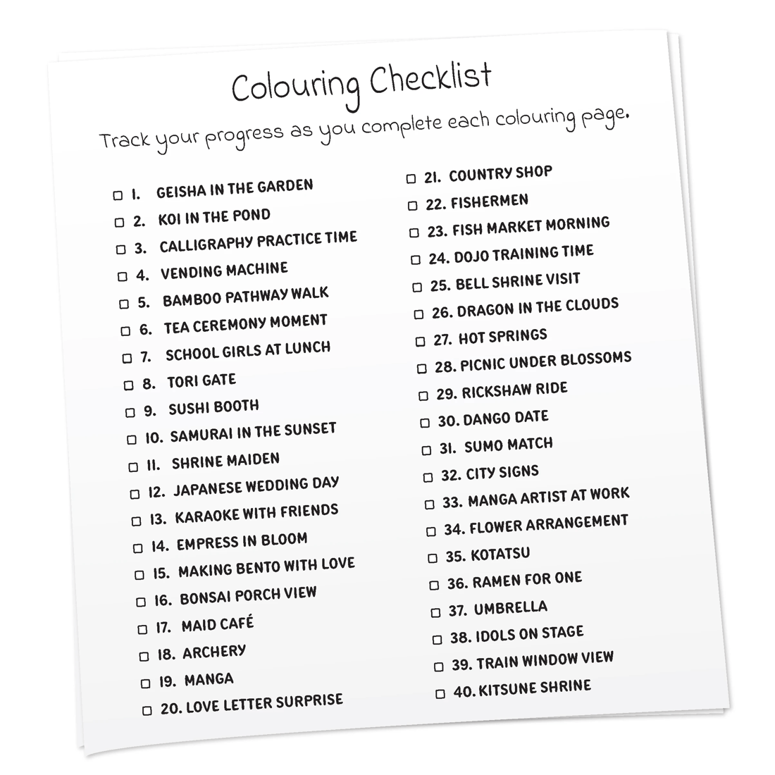 2 Cozy Japan Cute Colouring Book by Jade Summer - Book, 2 of 5