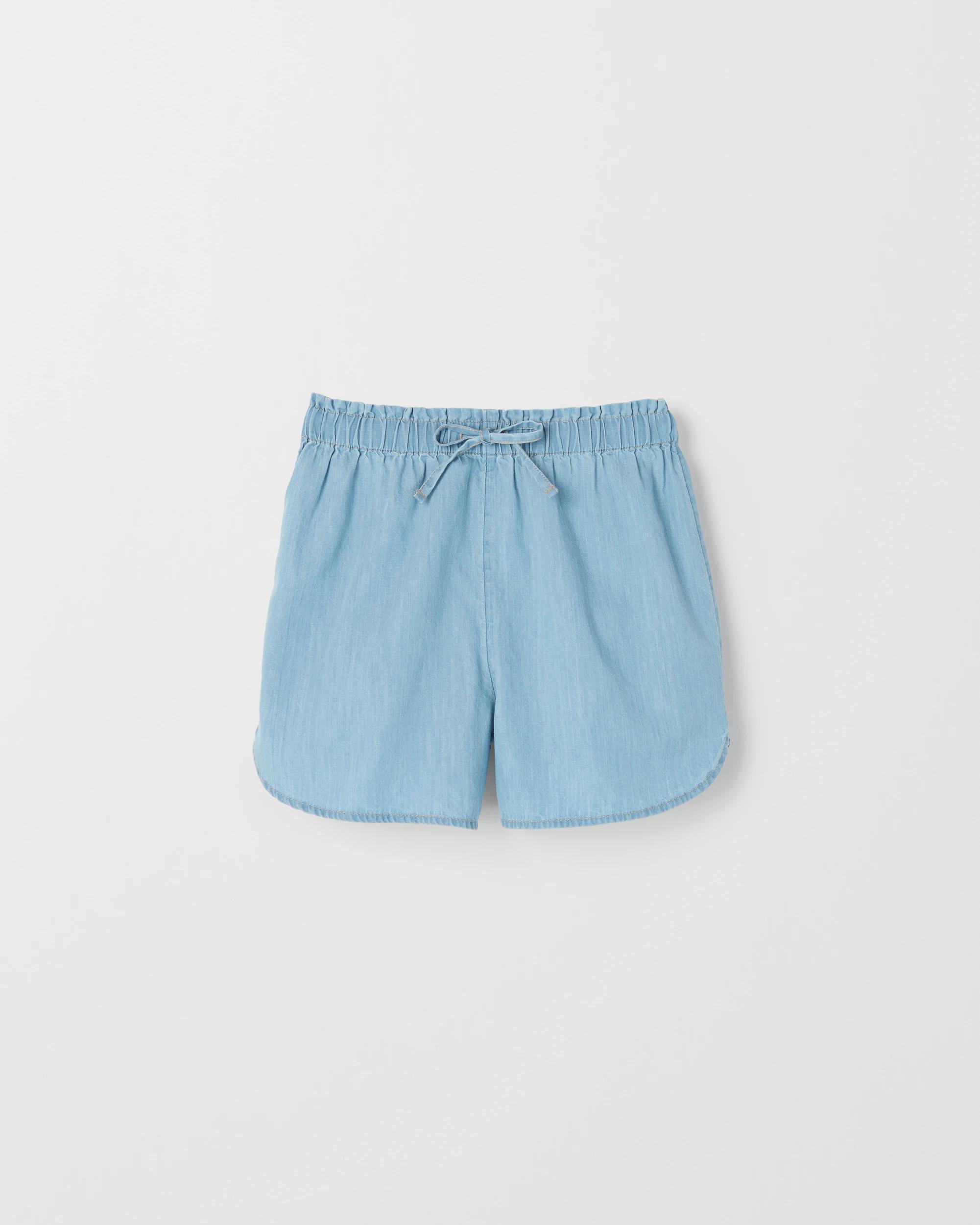 6 Target Kids Australian Cotton Chambray Shorts LIGHT WASH, 6 of 7