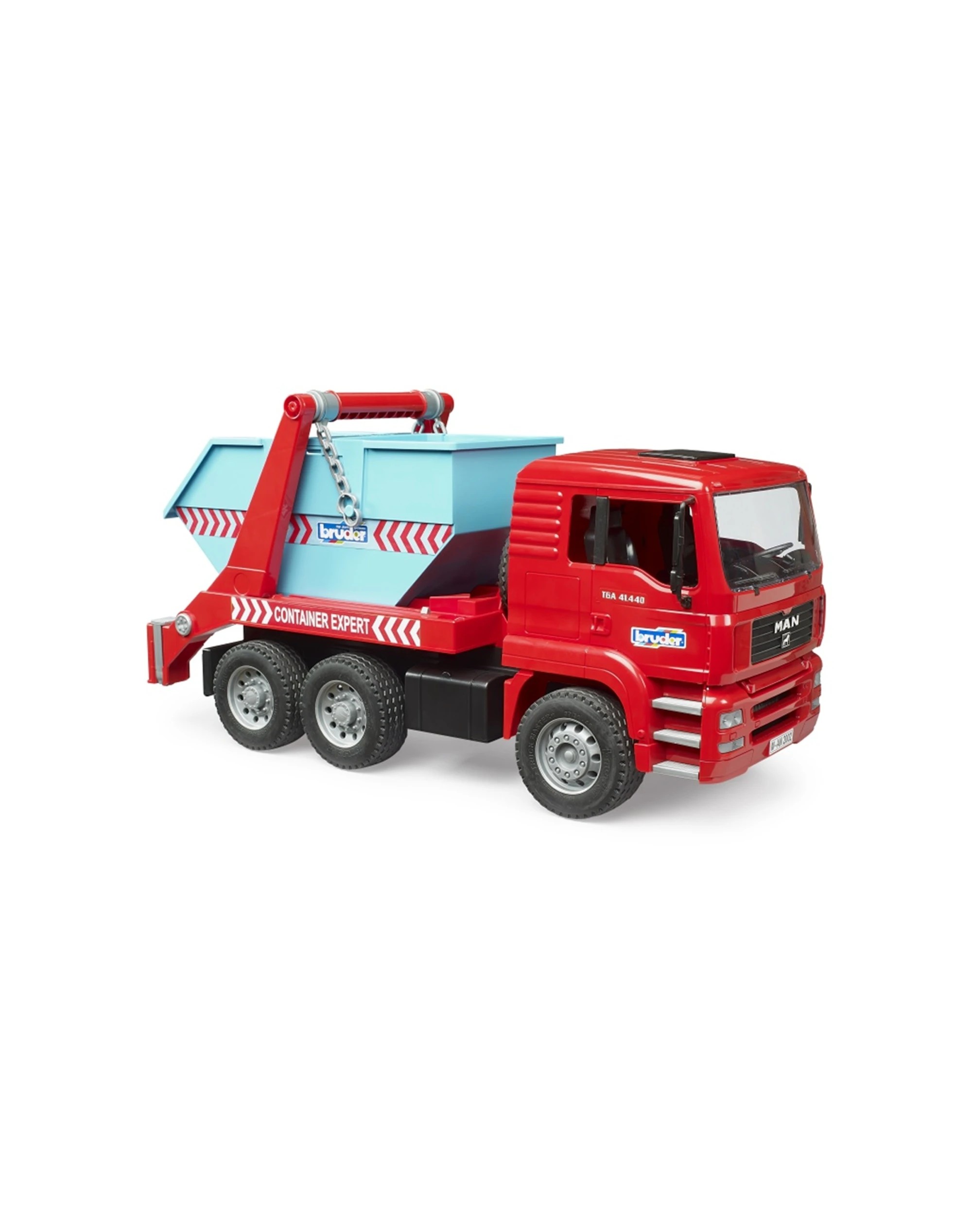2 Bruder MAN TGA Skip Container Truck Extendible Supports Kids Toy - Multi, 2 of 4