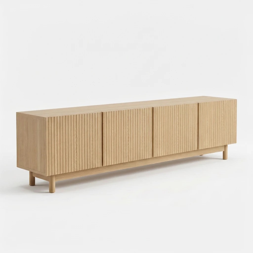 1 Artiss TV Unit Entertainment Unit Storage Cabinet 180cm - Natural, 1 of 9