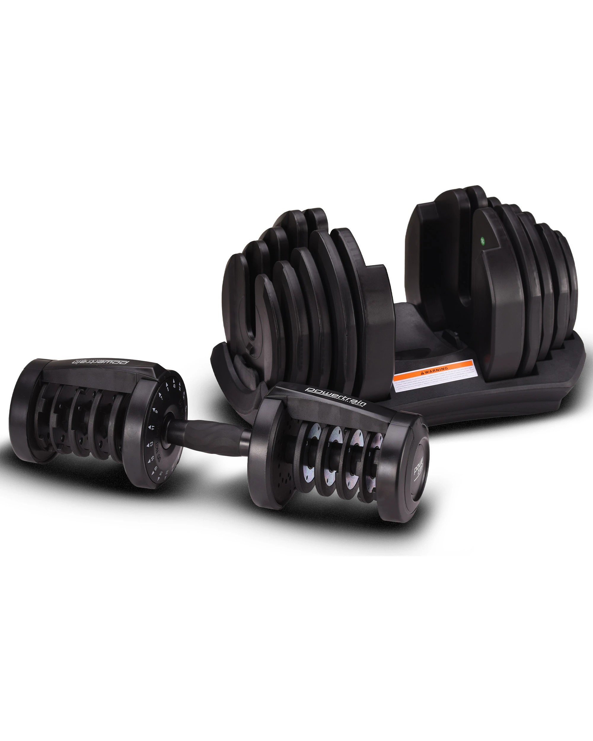 5 Powertrain 40kg Adjustable Dumbbell Home Gym Exercise Equipment Free Weights, 5 of 7