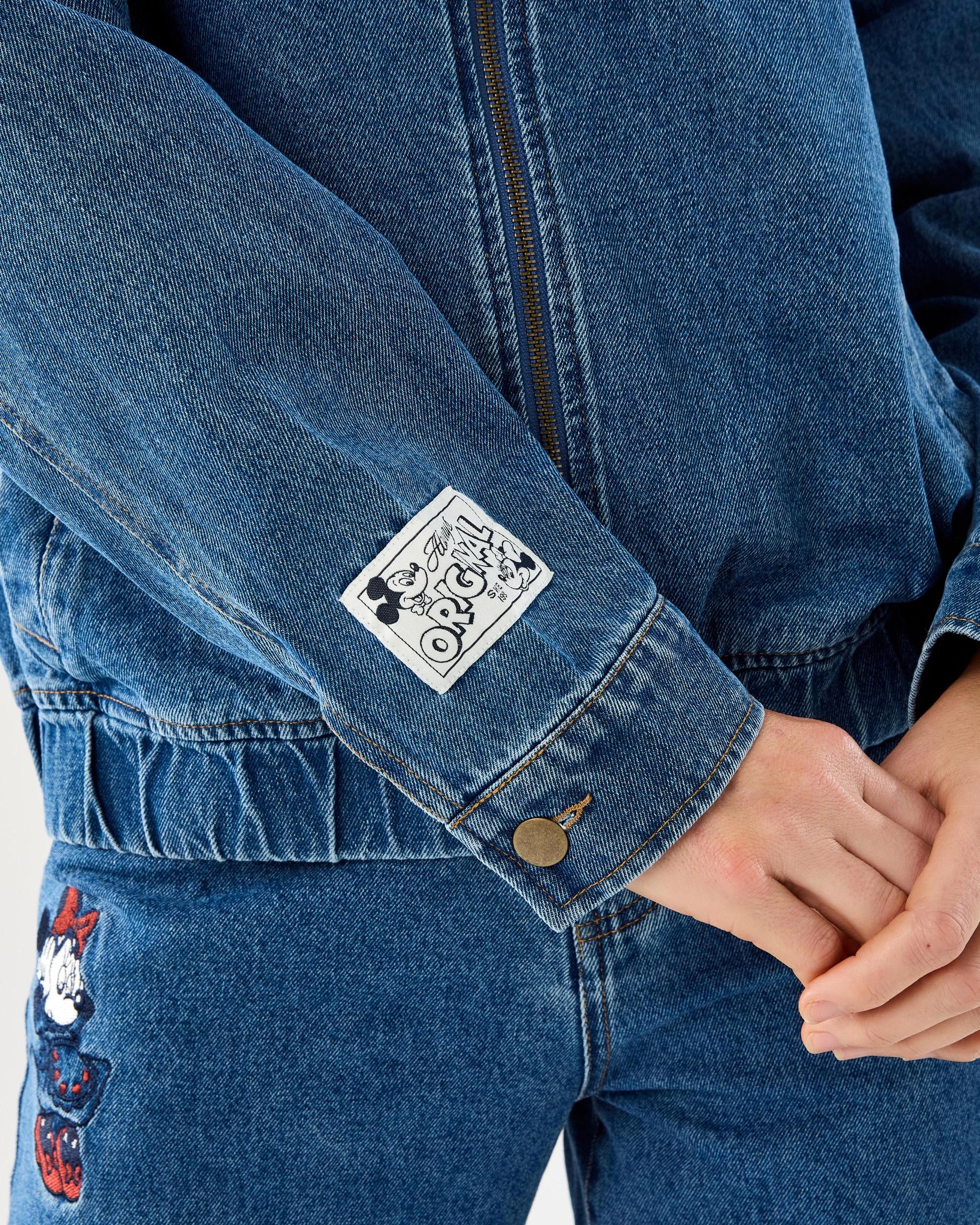 8 Mickey Mouse License Denim Bomber Jacket Mickey, 8 of 10