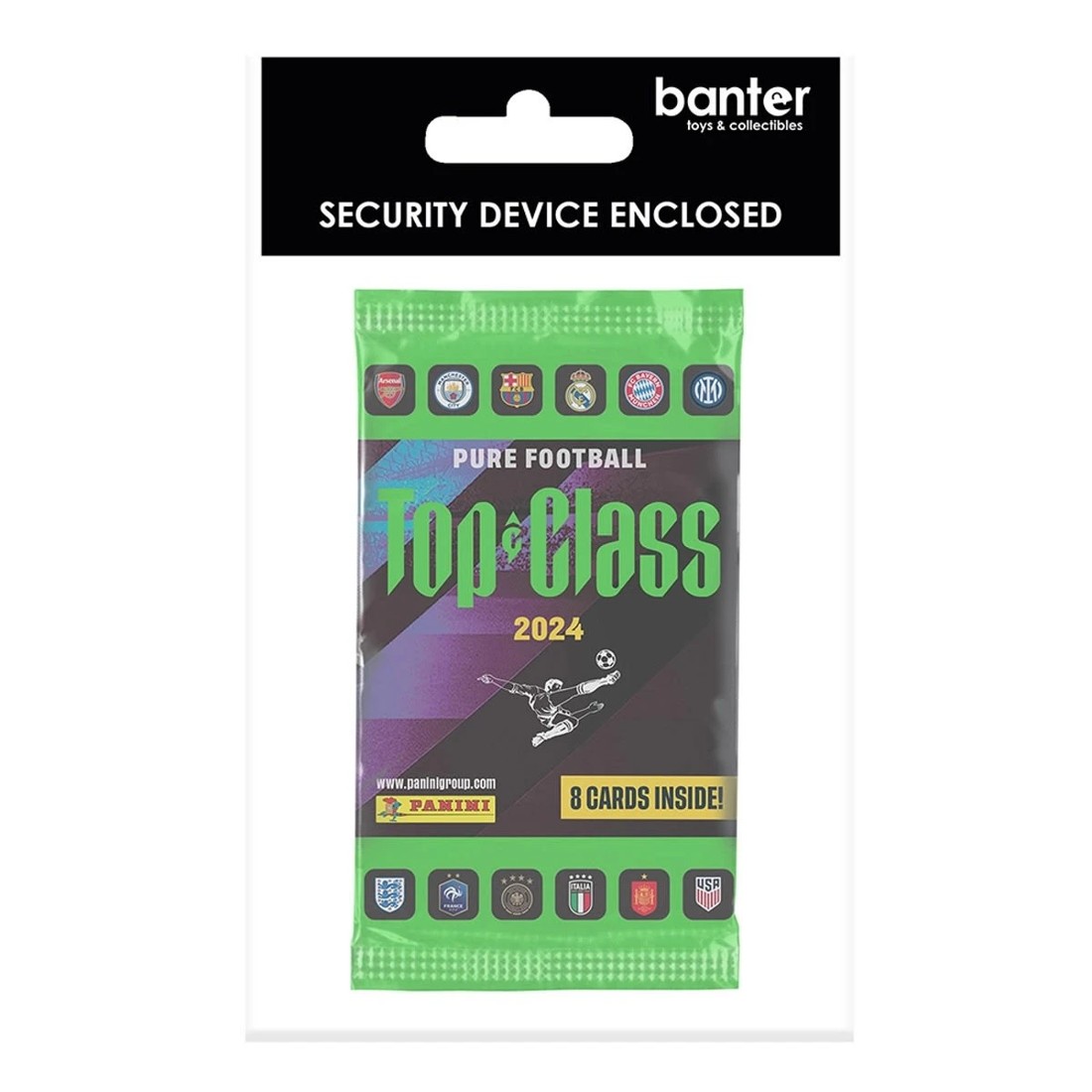 1 Panini Pure Football Top Class 2024 Trading Cards Booster Pack, 1 of 2