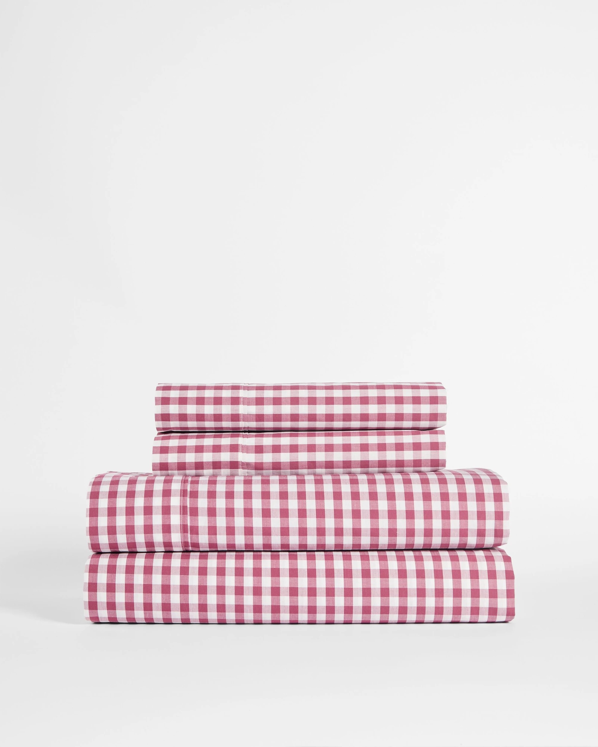 4 Target Gingham Australian Cotton Mix & Match Fitted Sheet - King Bed - Pink, 4 of 4