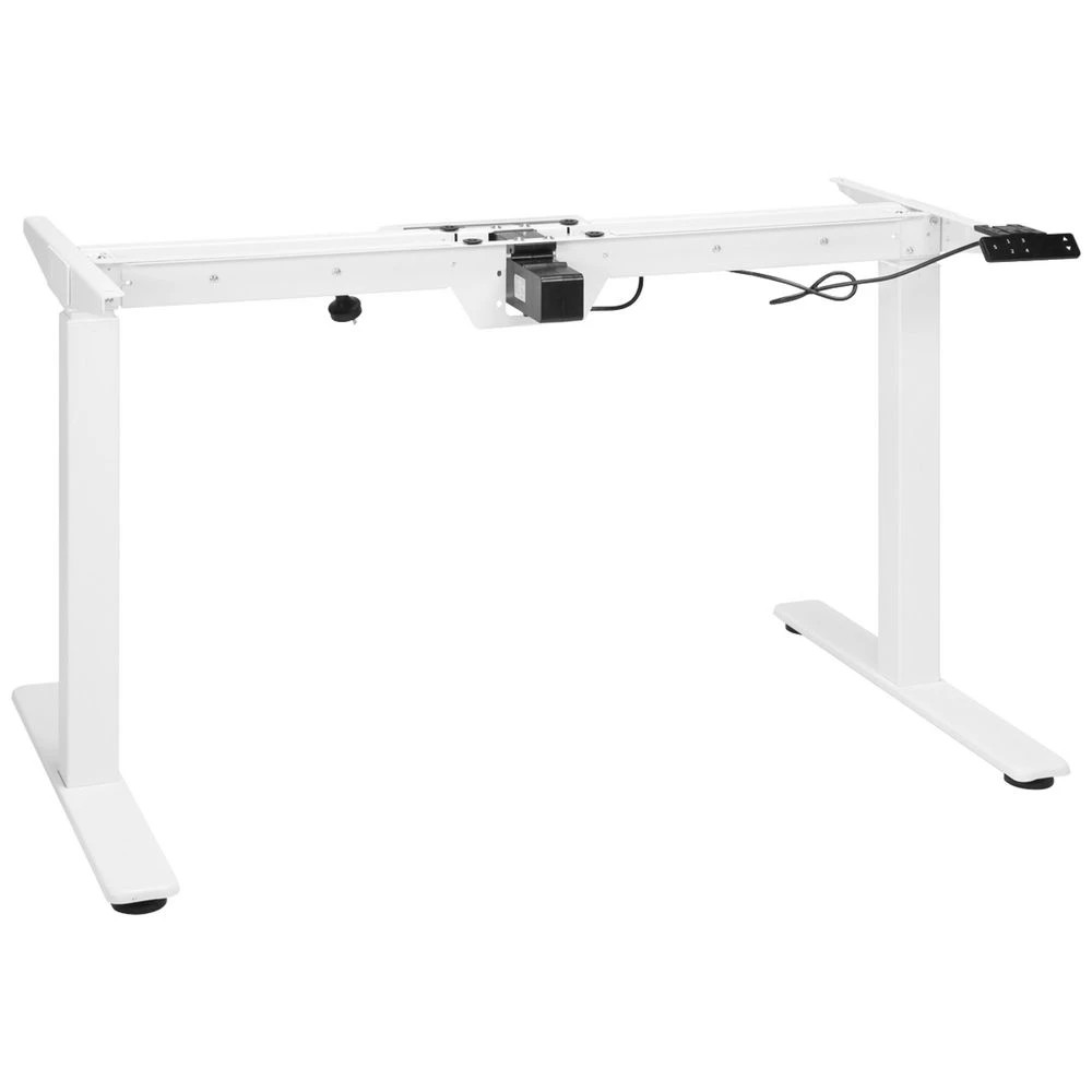 1 Matrix Executive Electric Desk Frame White Desks, Tables and Workstations, 1 of 6