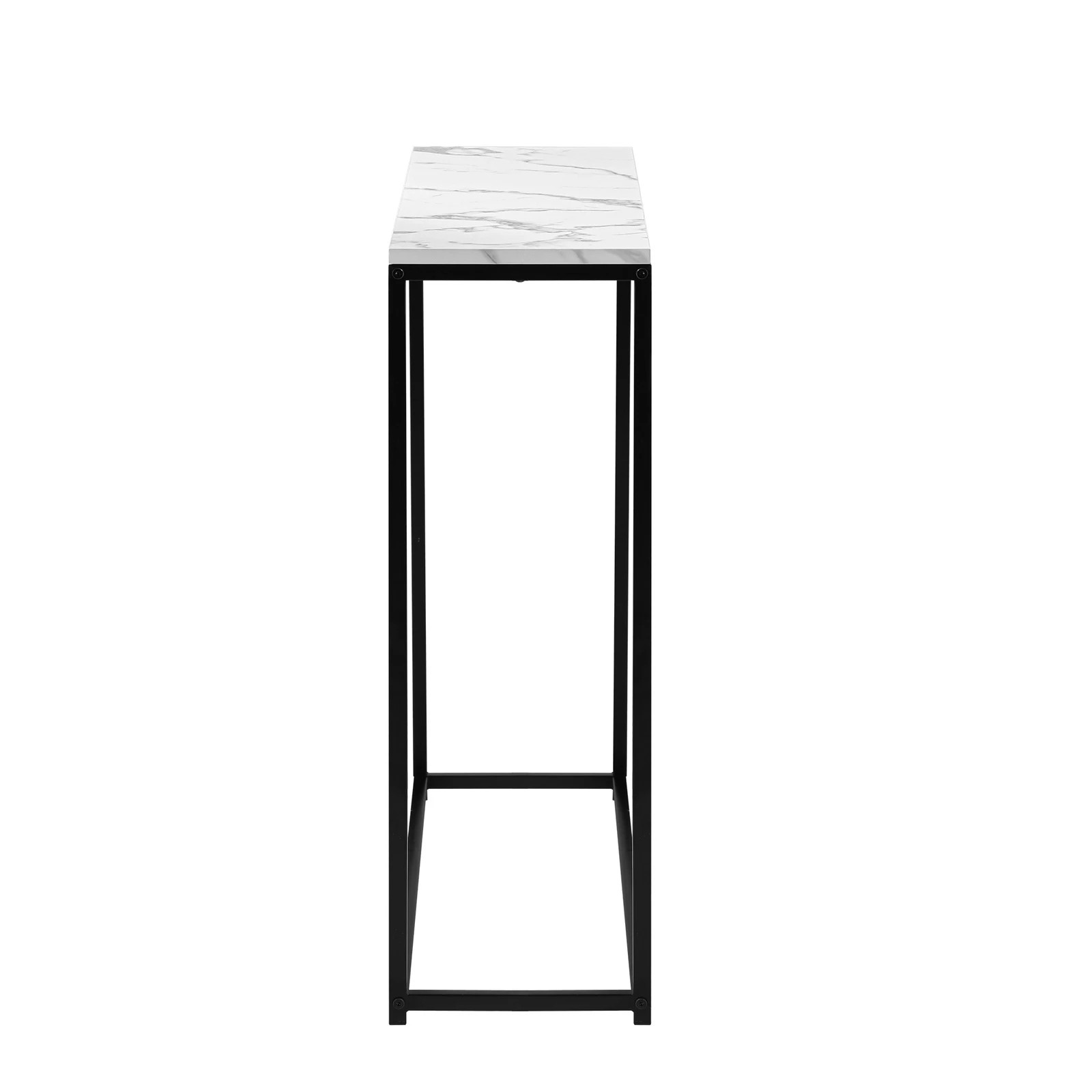 7 Oikiture Console Table Marble-look Iron Hallway Desk Entry Display
 - Multi, 7 of 10