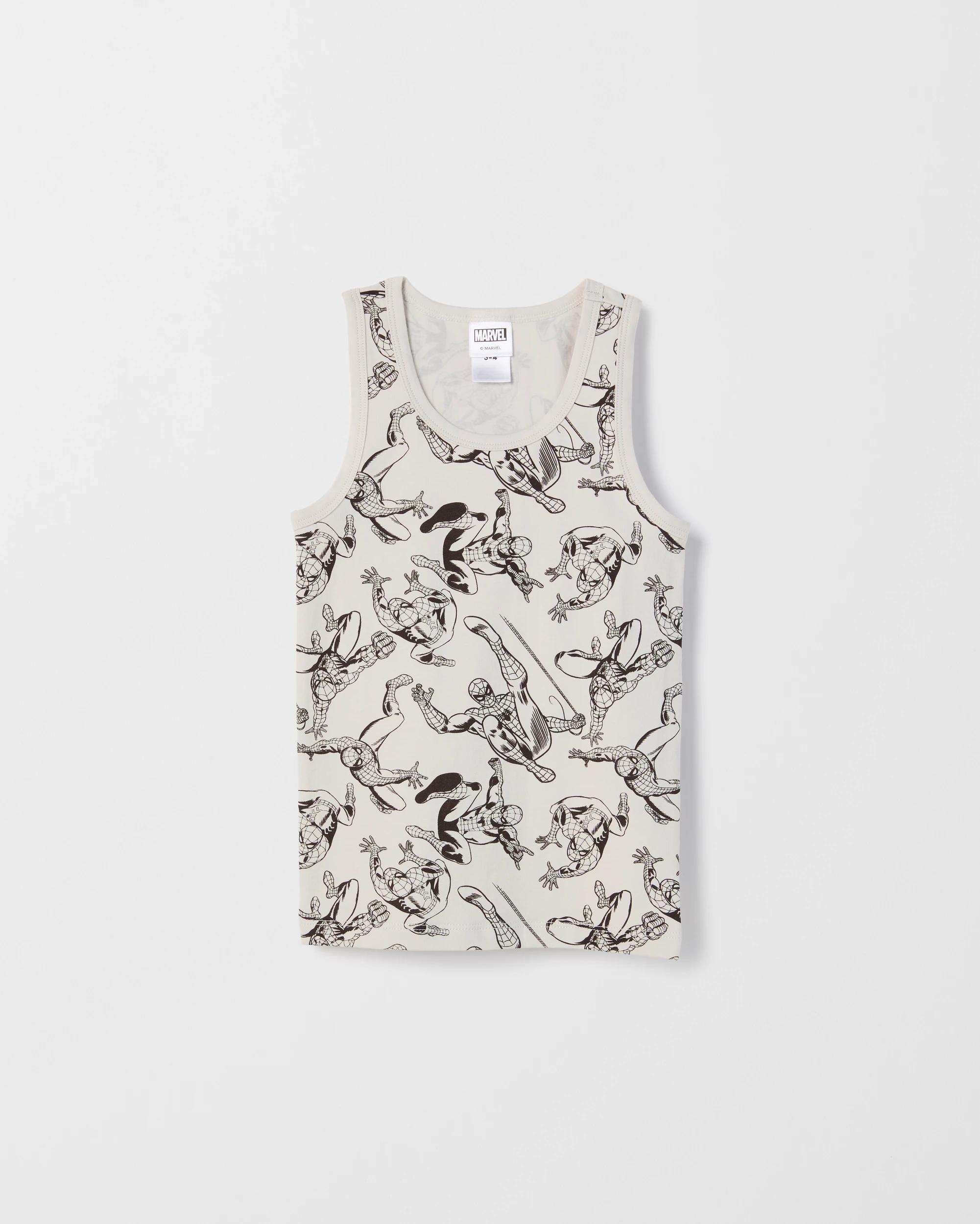 3 Marvel Spider-Man Australian Cotton 2 Pack Boys Singlets SPIDER-MAN, 3 of 4