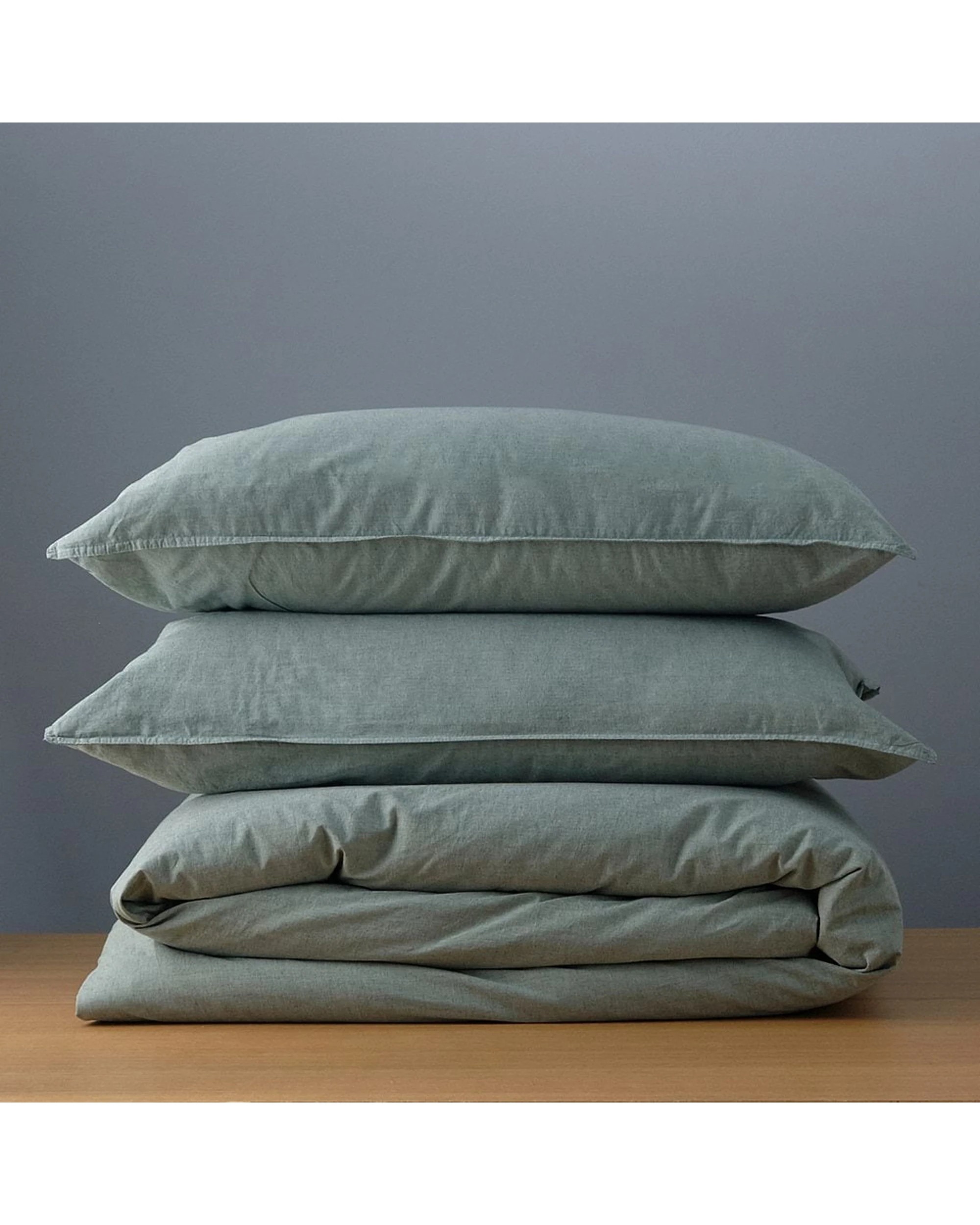 3 Canningvale Vintage Queen Quilt Cover Set 100 Percent Cotton Forest - Green, 3 of 4
