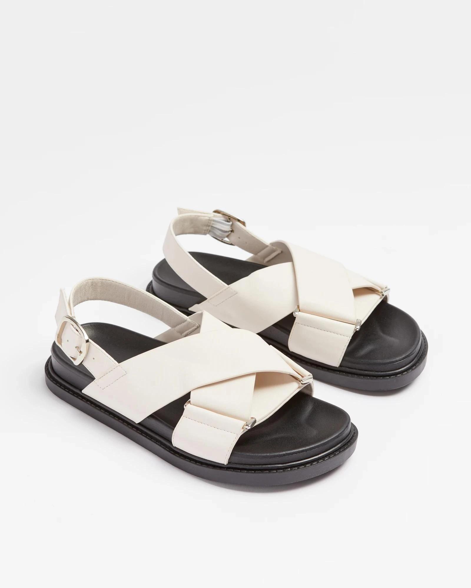 3 Target Womens Crossover Moulded Sandal - Maria OFF WHITE, 3 of 3