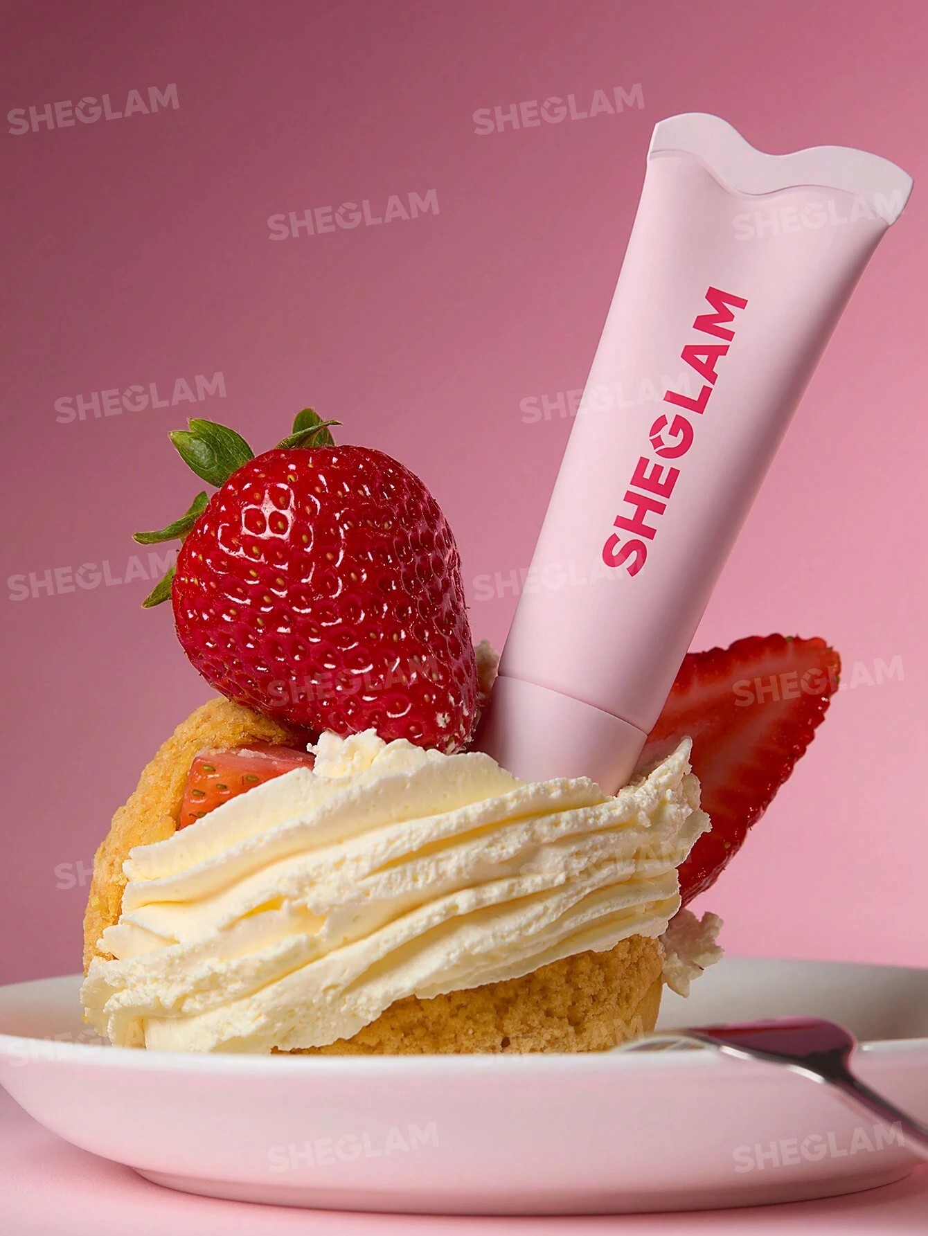 4 SHEGLAM Crystal Glaze Moisturizing Lip Care - Strawberry Milk, 4 of 6