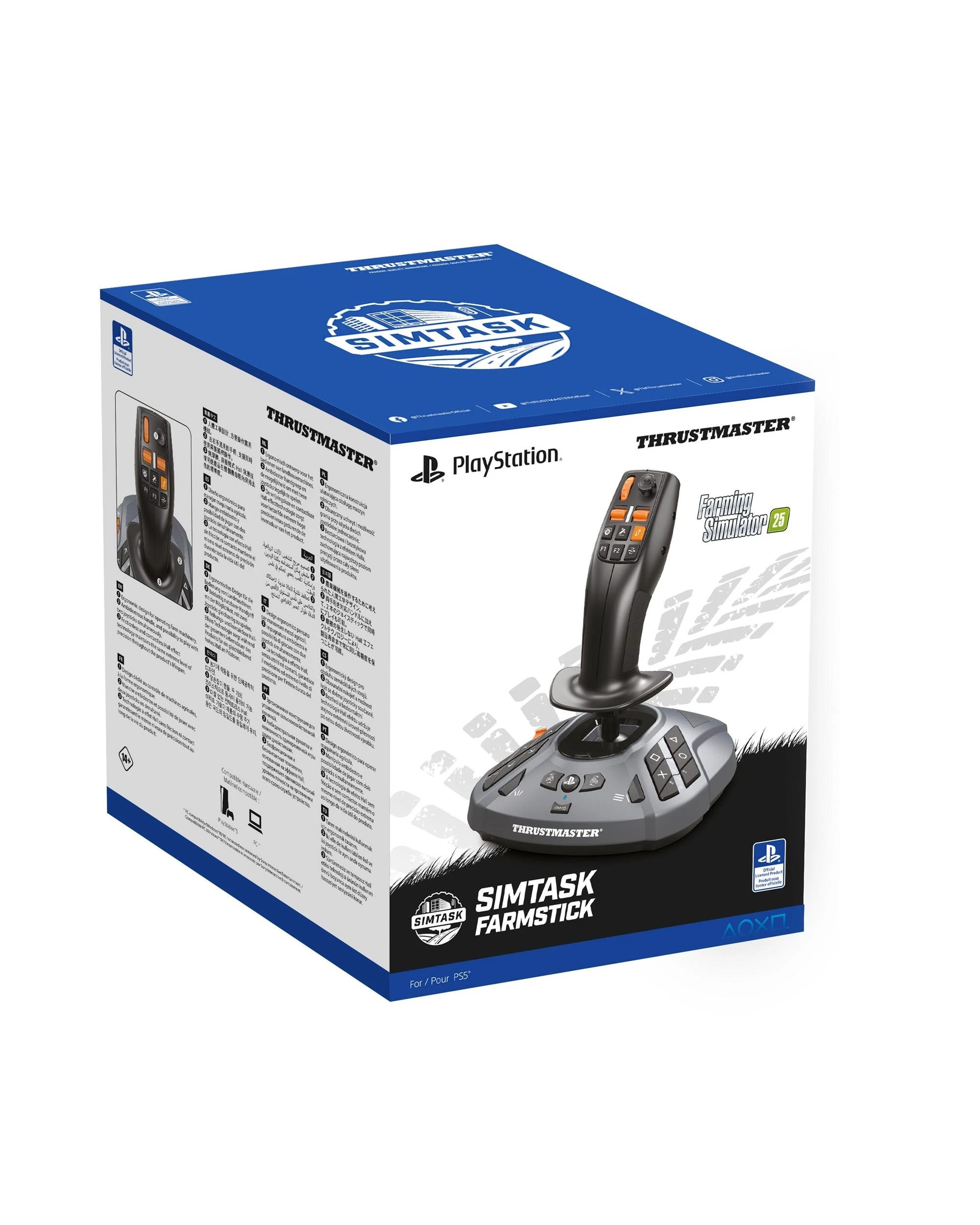 5 Thrustmaster SimTask FarmStick, Multifunctional Joystick for Farming, for PS5 and PC, 5 of 7