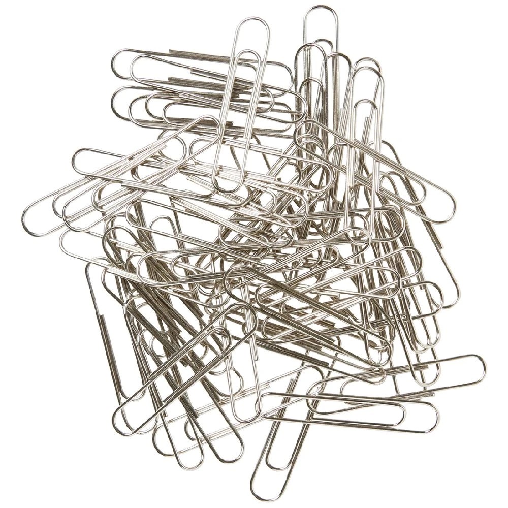 2 J.Burrows 50mm Paper Clips Silver 300 Pack, 2 of 3