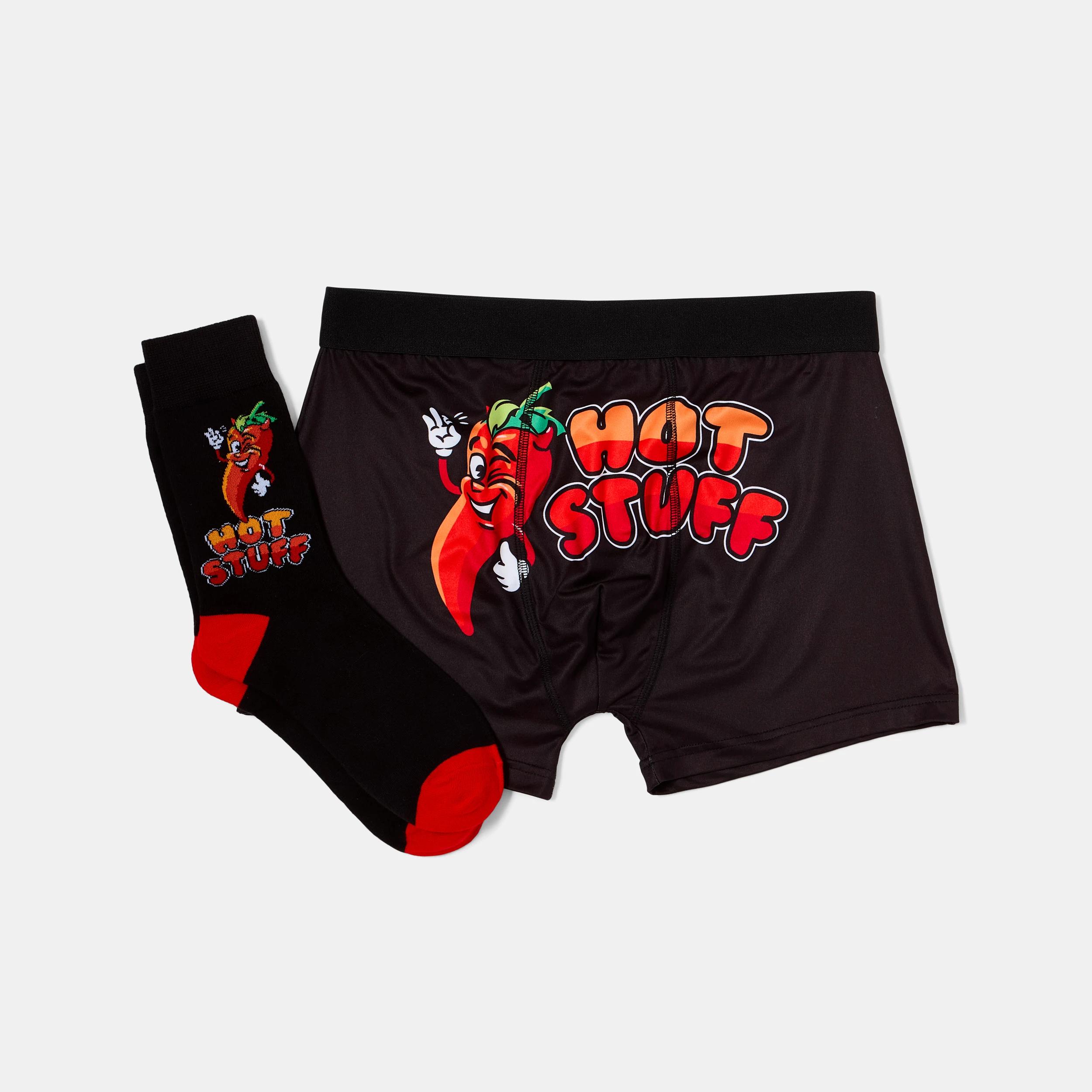 1 Trunks and Socks Set HOT STUFF CHILLI, 1 of 8