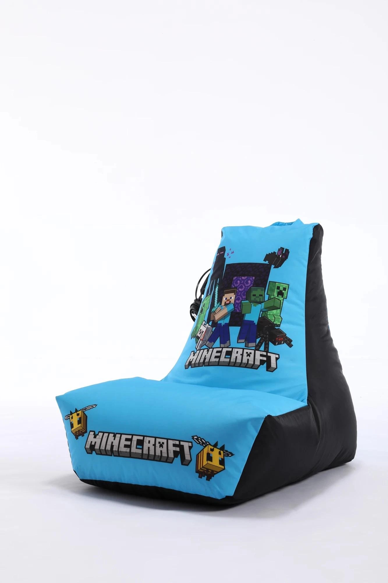 9 Minecraft High Back Bean Bag Cover - Blue, 9 of 10