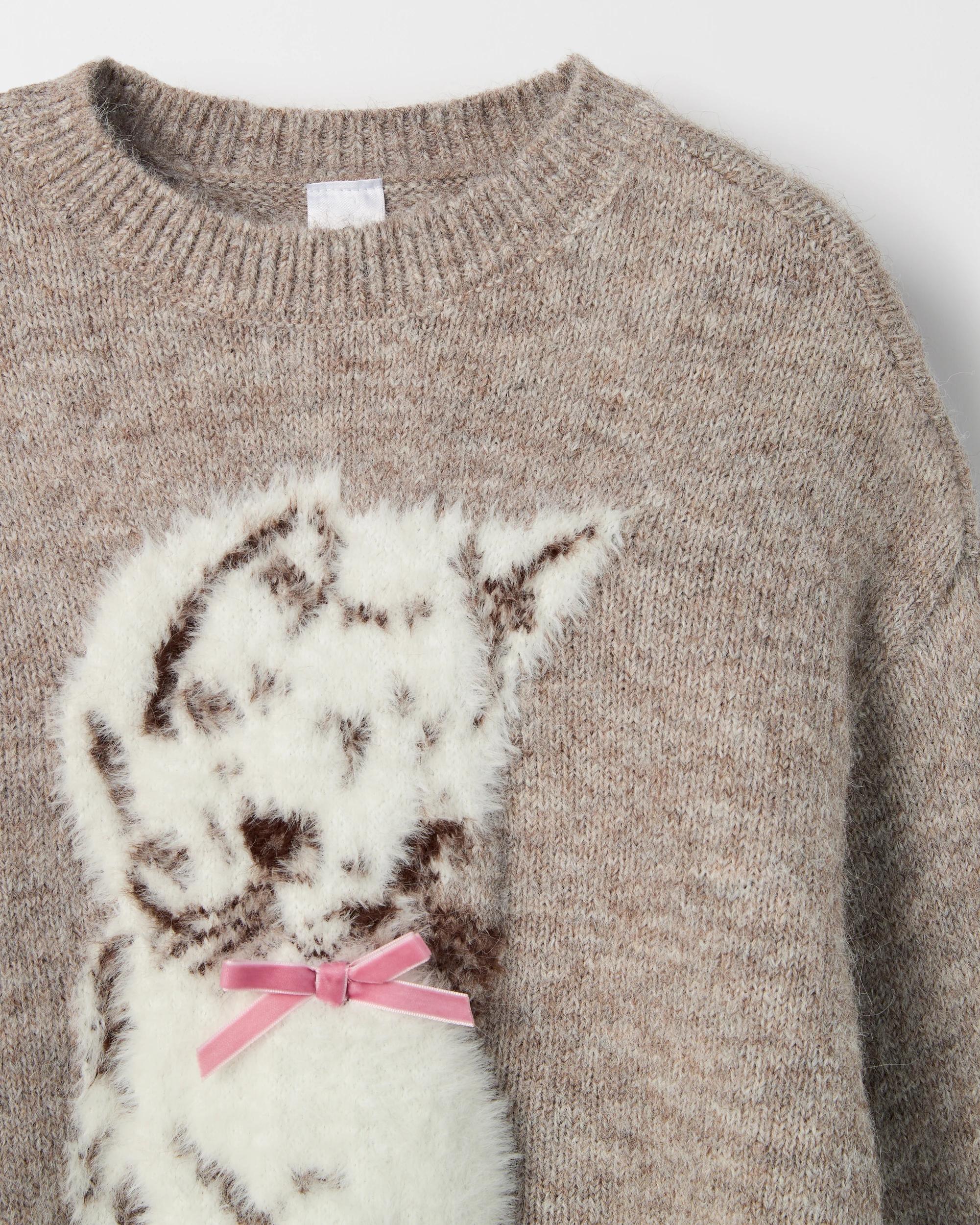 7 Target Kids Intarsia Knit Jumper LIGHT BROWN, 7 of 7
