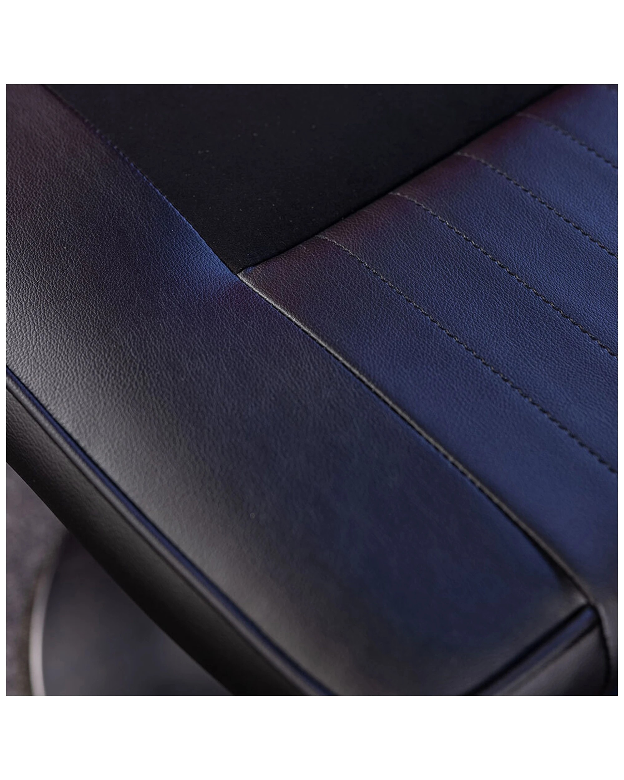 8 X Rocker Milano Auto Reclining Gaming/lounge Rocking Chair W/ Footstool
 - Black, 8 of 9