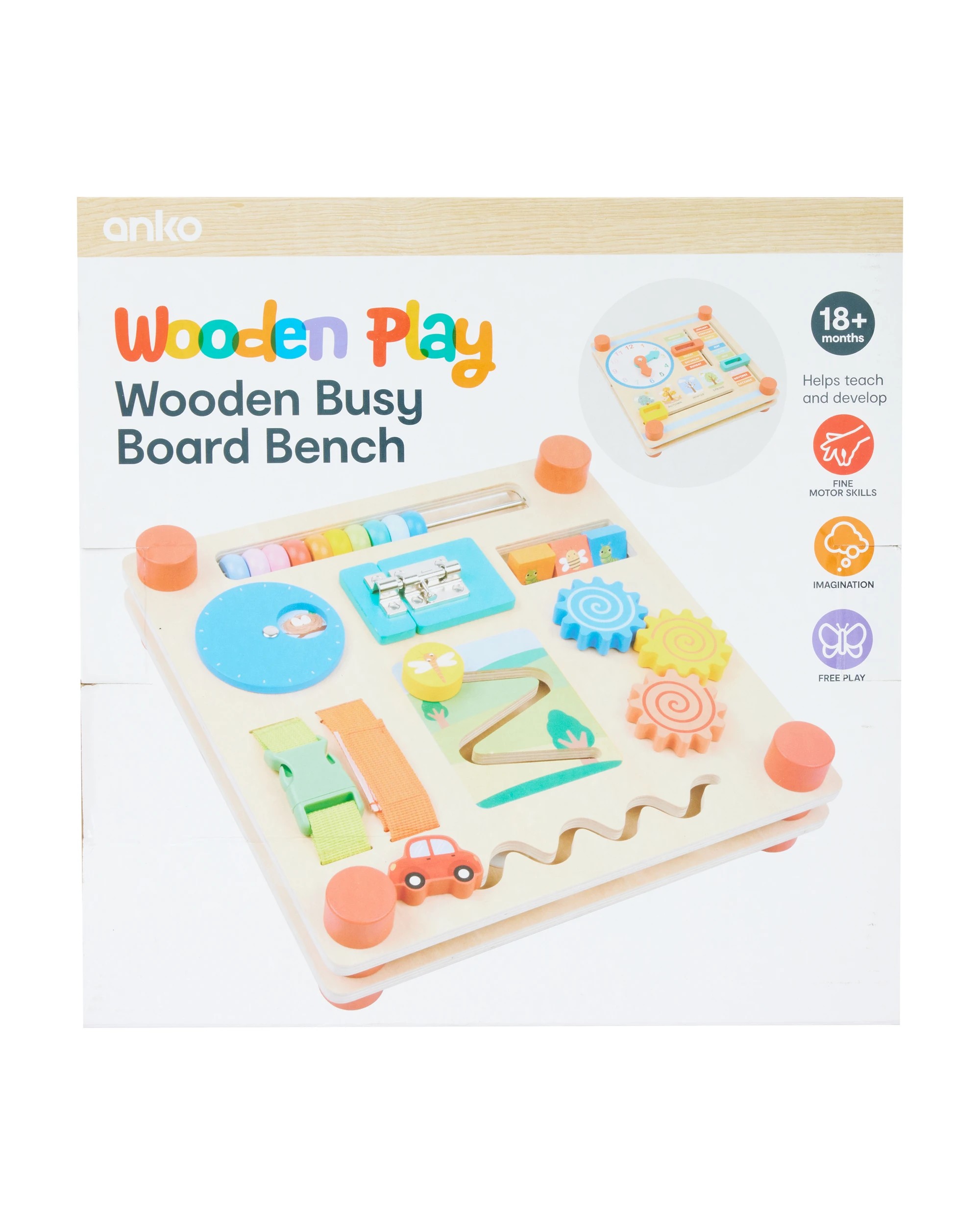 7 Wooden Busy Board Bench, 7 of 7
