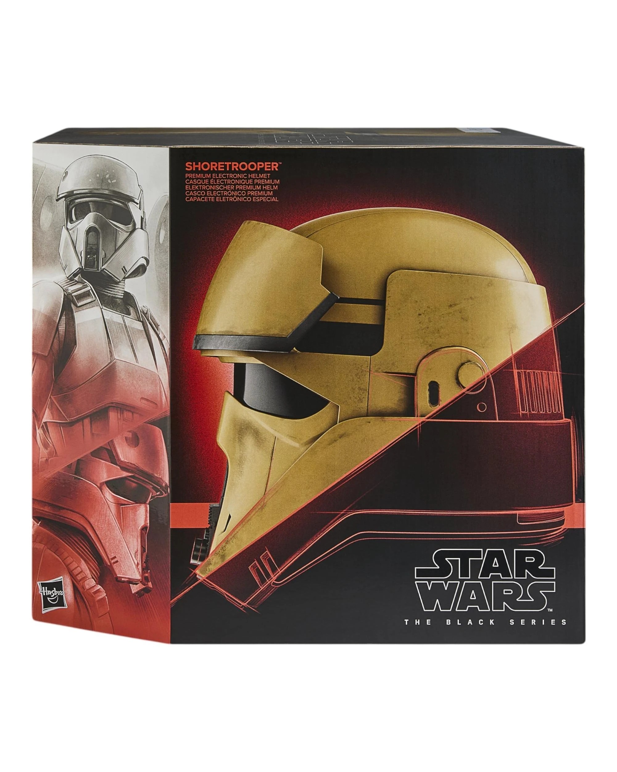 1 Star Wars: The Black Series Andor Shoretrooper Electronic Helmet, 1 of 10