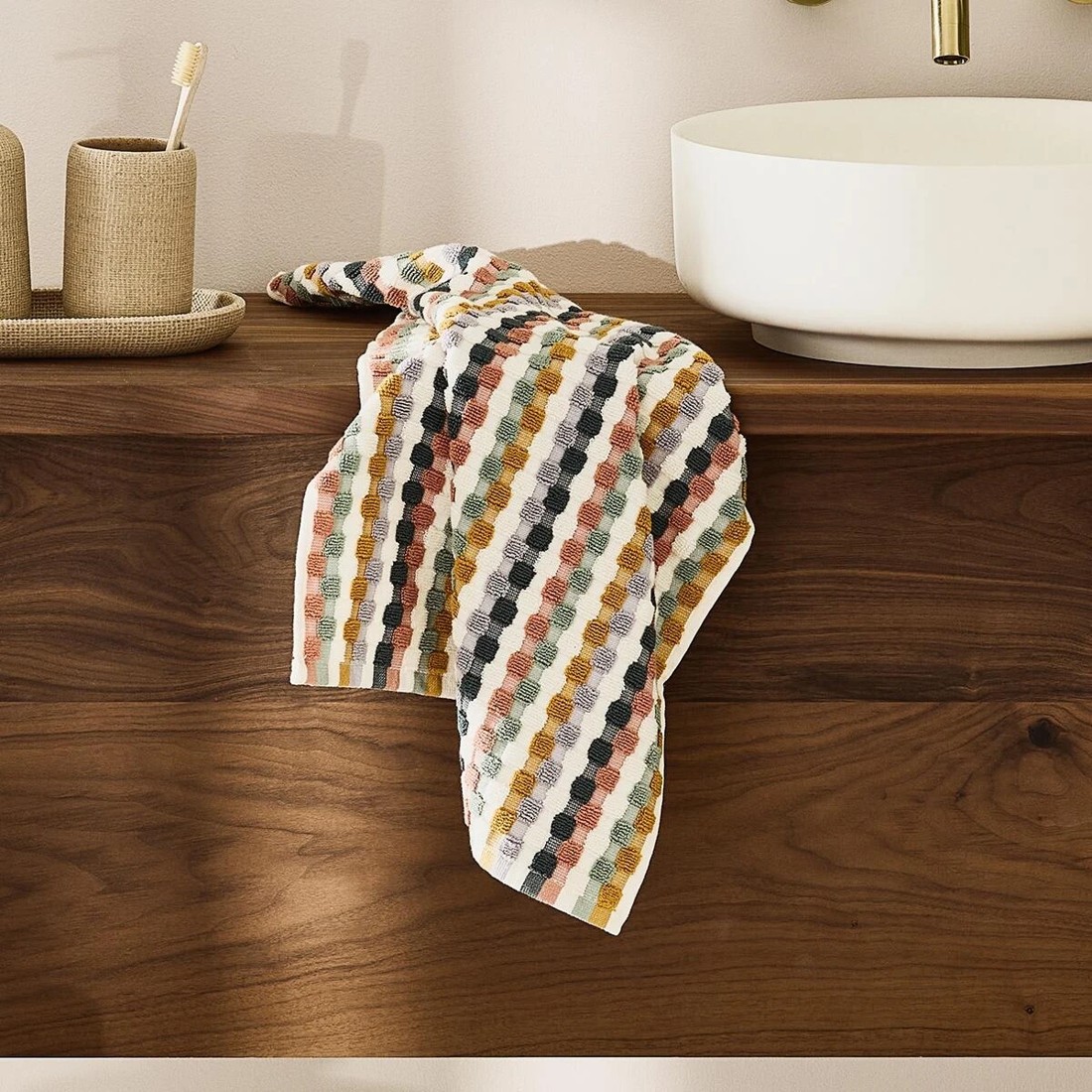 6 Multi Popcorn Cotton Bath Towel, 6 of 6