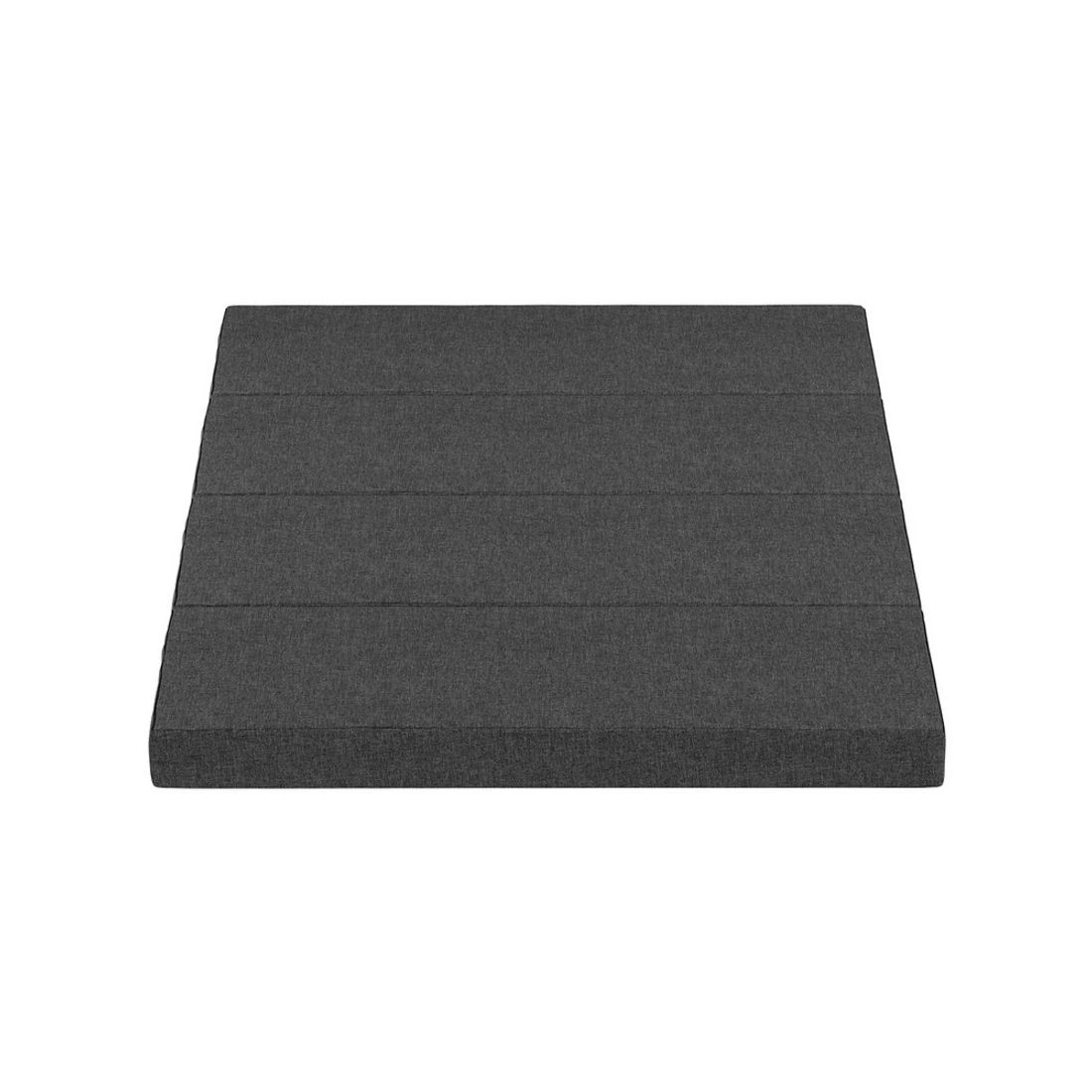 3 Giselle Bedding Foldable Mattress Folding Foam Mattresses Portable Mat - Double Bed - Grey, 3 of 9