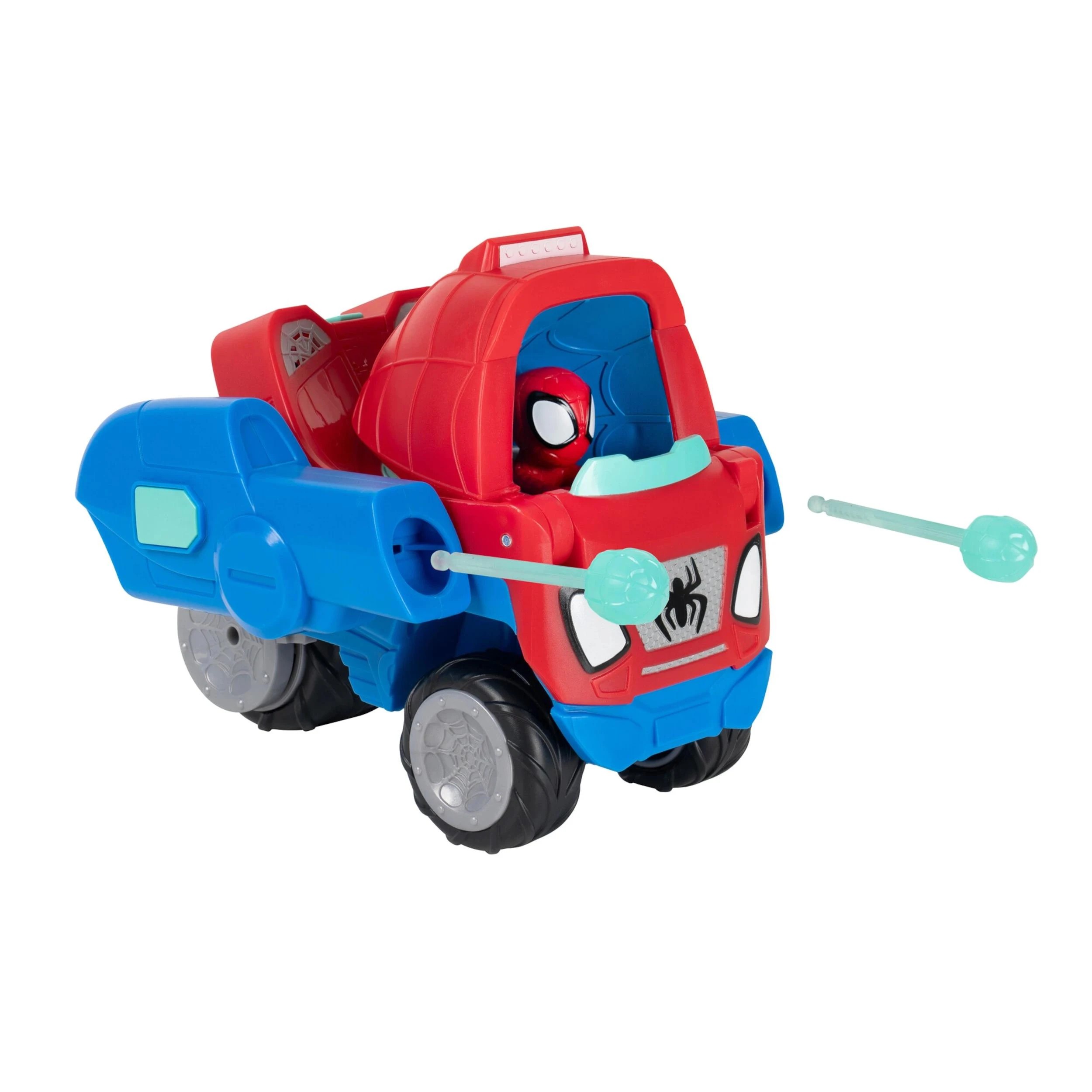 4 Disney Spidey And His Amazing Friends Transforming Web - Wave Crawler - Multi, 4 of 7