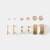 6 Pack Ocean Stud Earrings - Gold Tone - Kmart