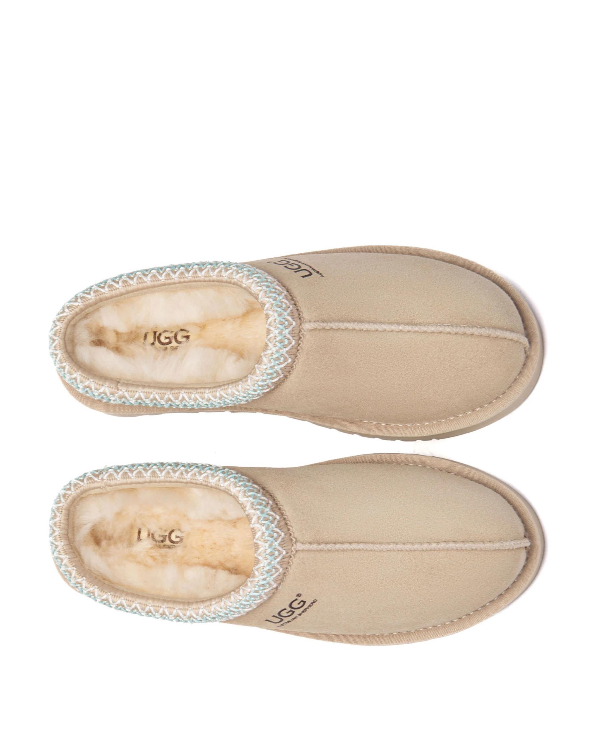 5 Australian Shepherd UGG Tazzy Tay Slippers SAND/AQUA, 5 of 5