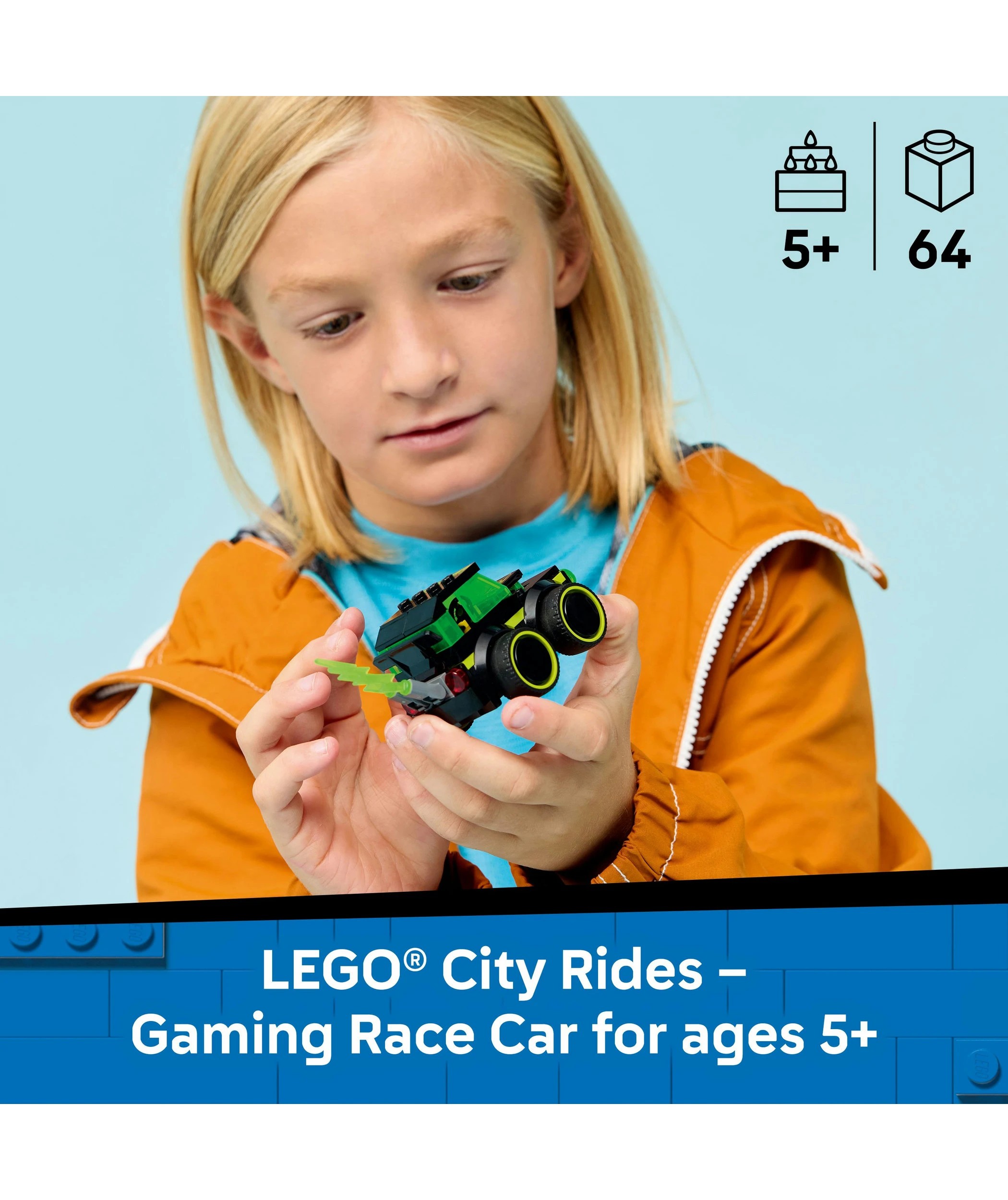 3 LEGO City Rides Gaming Race Car 60484, 3 of 10