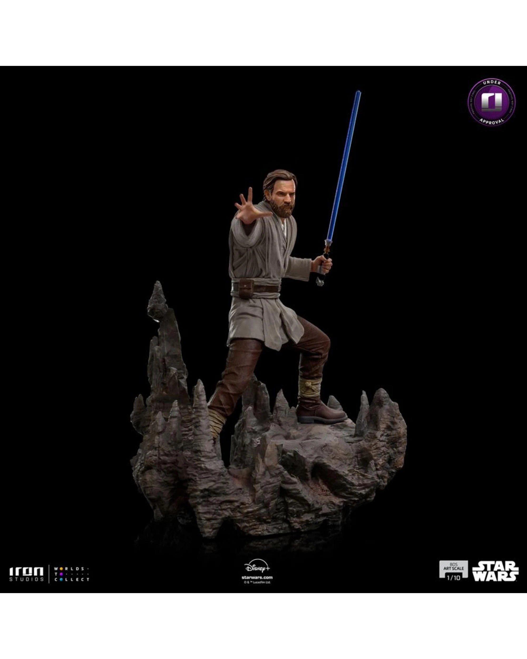 7 Iron Studios Star Wars Obi-Wan Obi-Wan Kenobi 1:10 Scale Statue, 7 of 10
